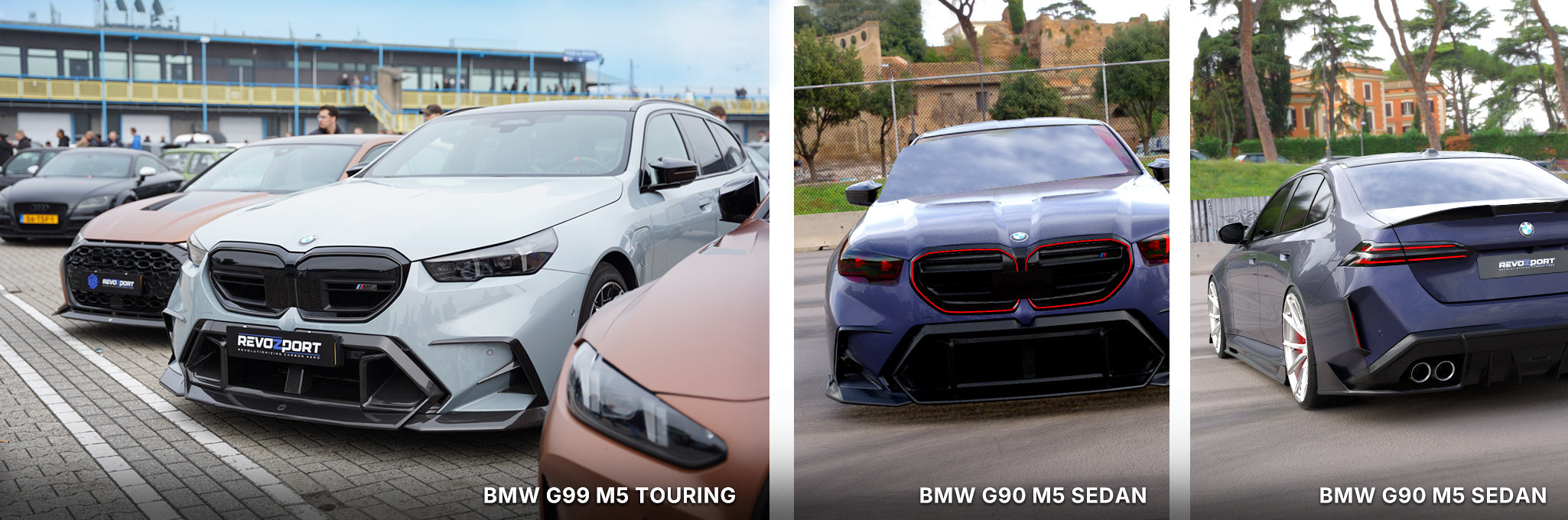 M5 G90 and G99 from different angles on the road
