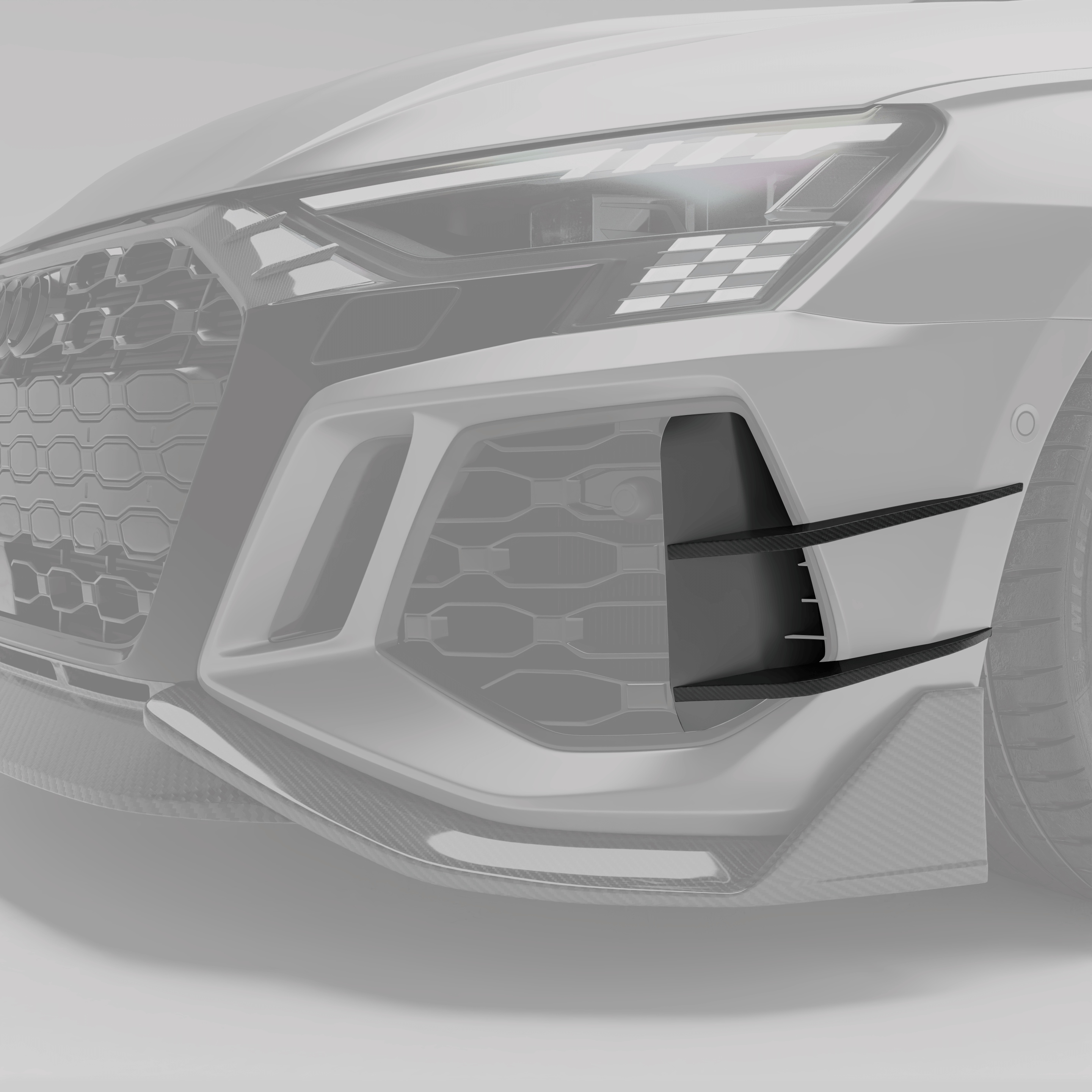 Audi RS3 8Y Sportback Carbon Fiber Canards