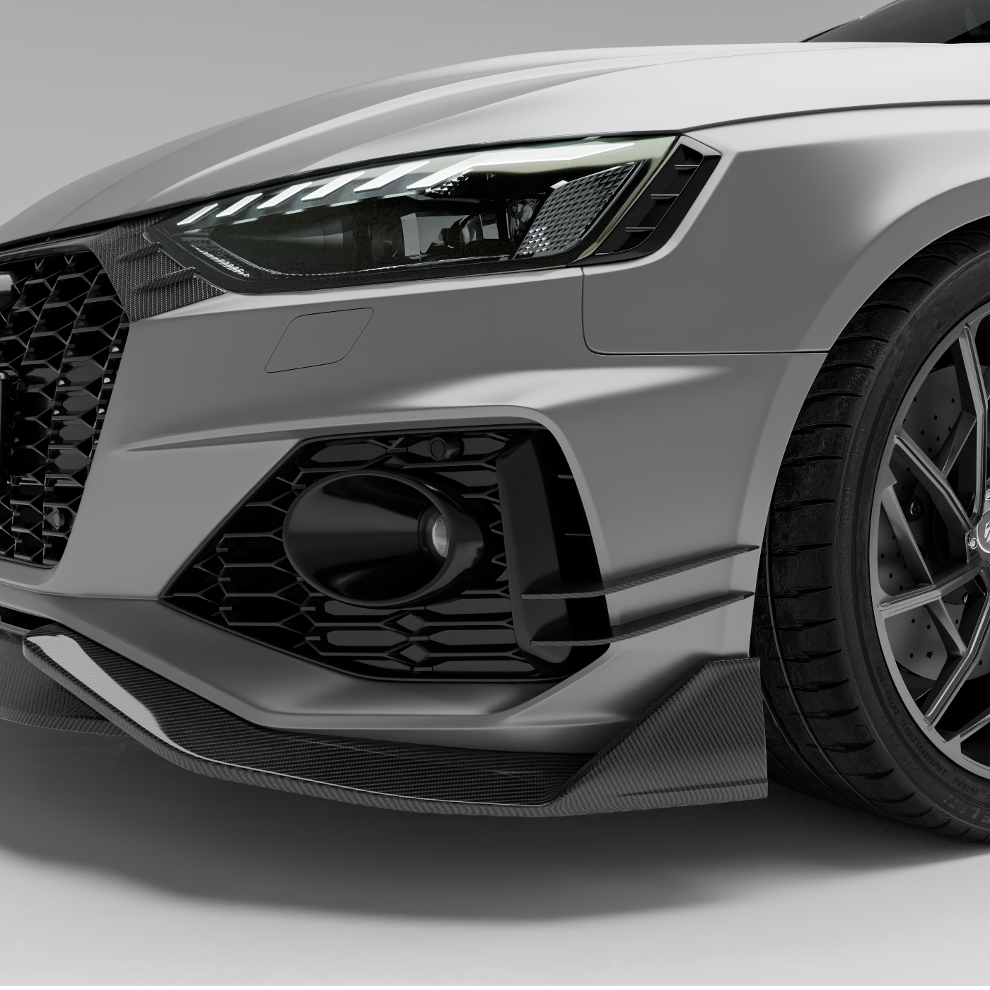 Audi RS4 B9.5 Facelift Carbon Fiber Canards