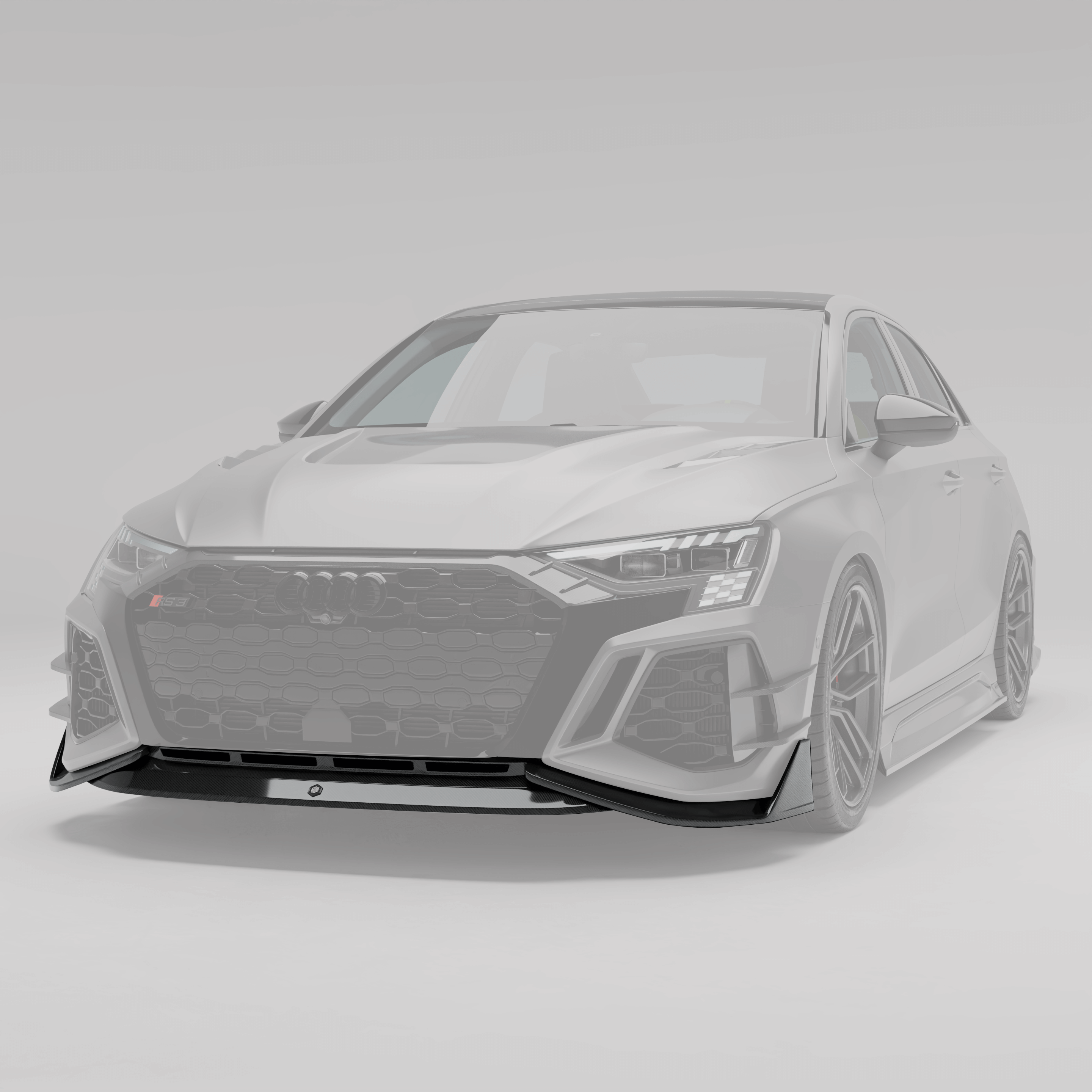 Audi RS3 8Y Sedan Carbon Fiber Front Lip | RevoZport – Revozport