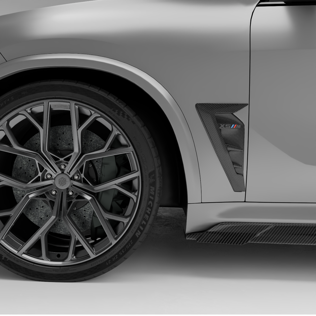 BMW X5M F95 PRE LCI Carbon Fiber Side Fender Vents – Revozport