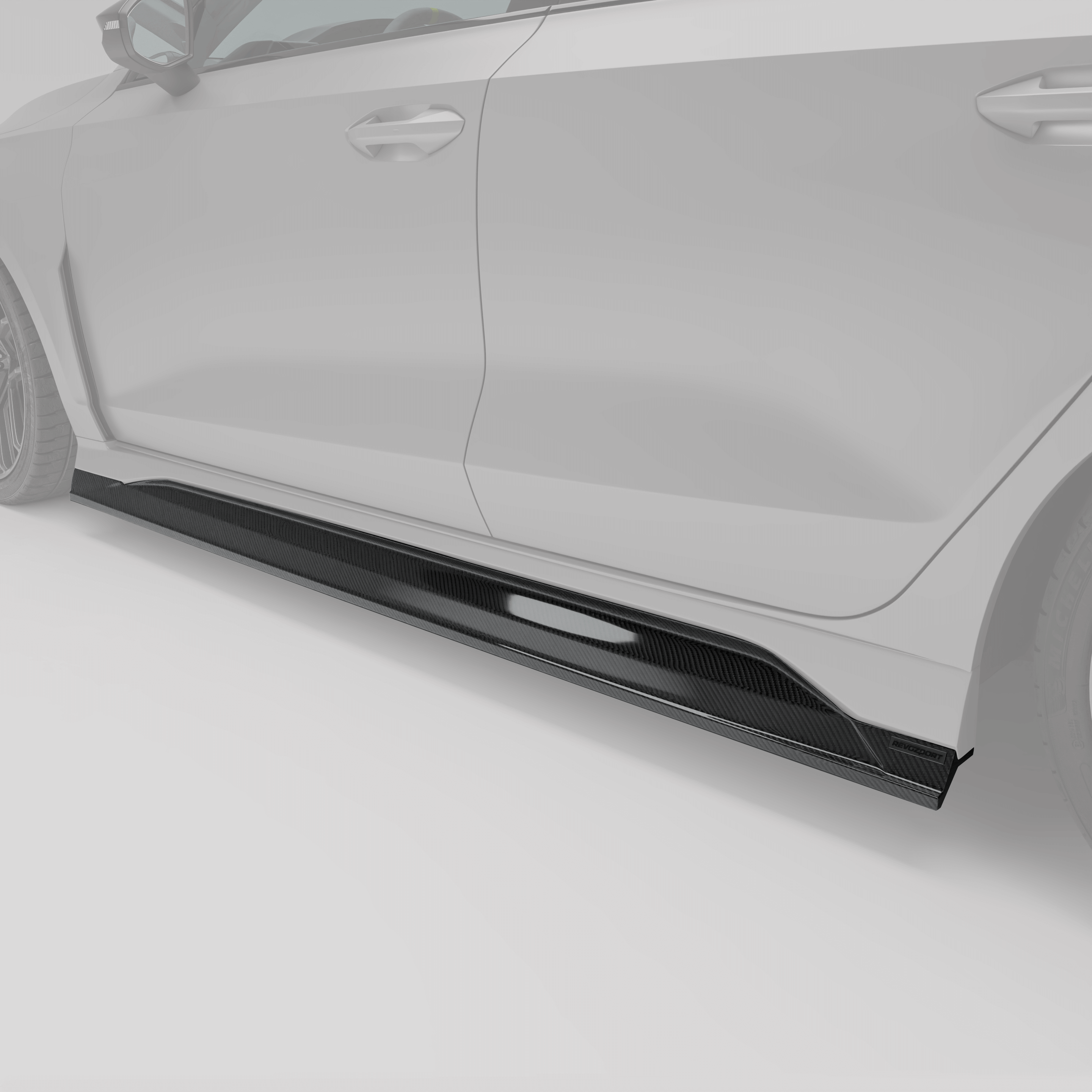 Audi RS3 8Y Limousine Carbon Fiber Side Skirts