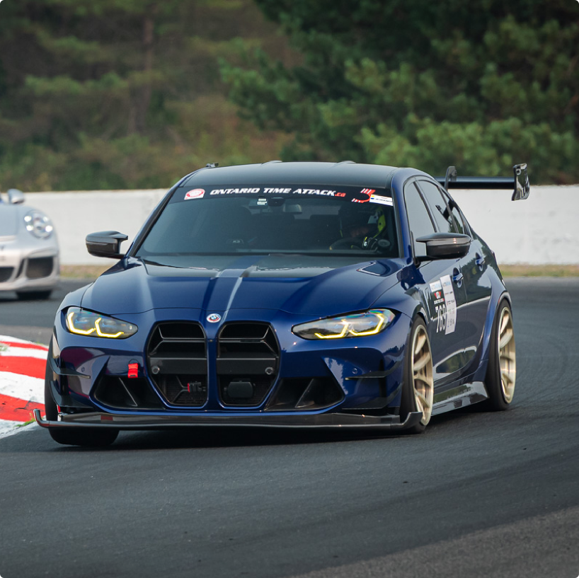 BMW M3 G80 on circuit