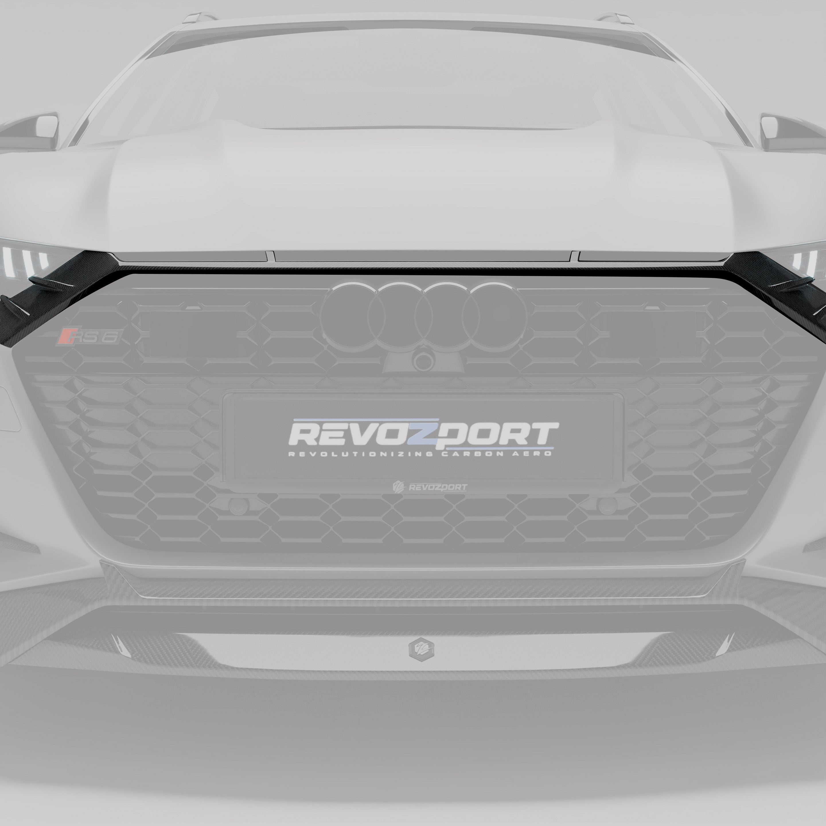 Audi RS6 C8 Carbon Fiber Front Grill - Revozport