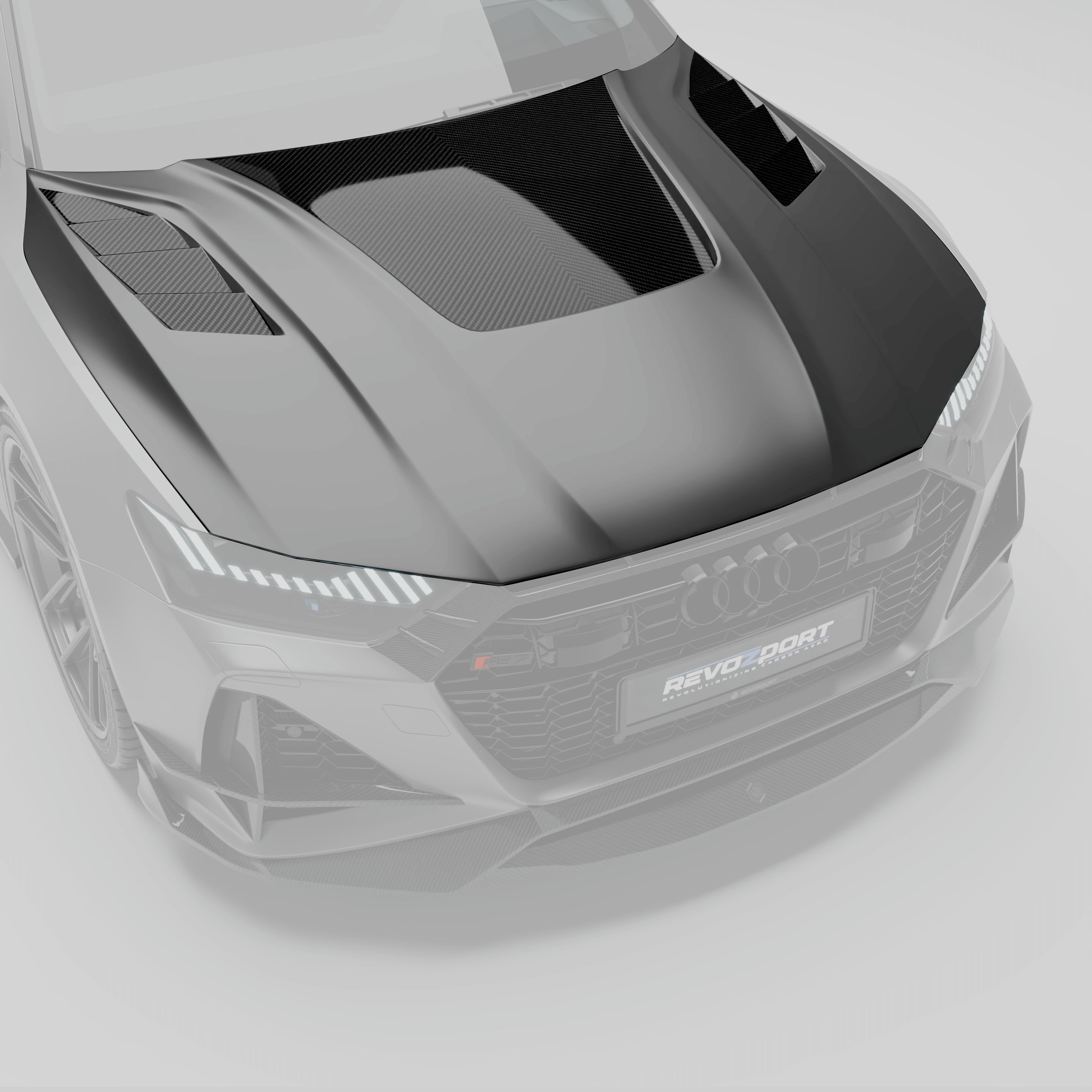 Audi RS7 C8 Sportback 2019+ Carbon Fiber Hood - Bonnet Replacement
