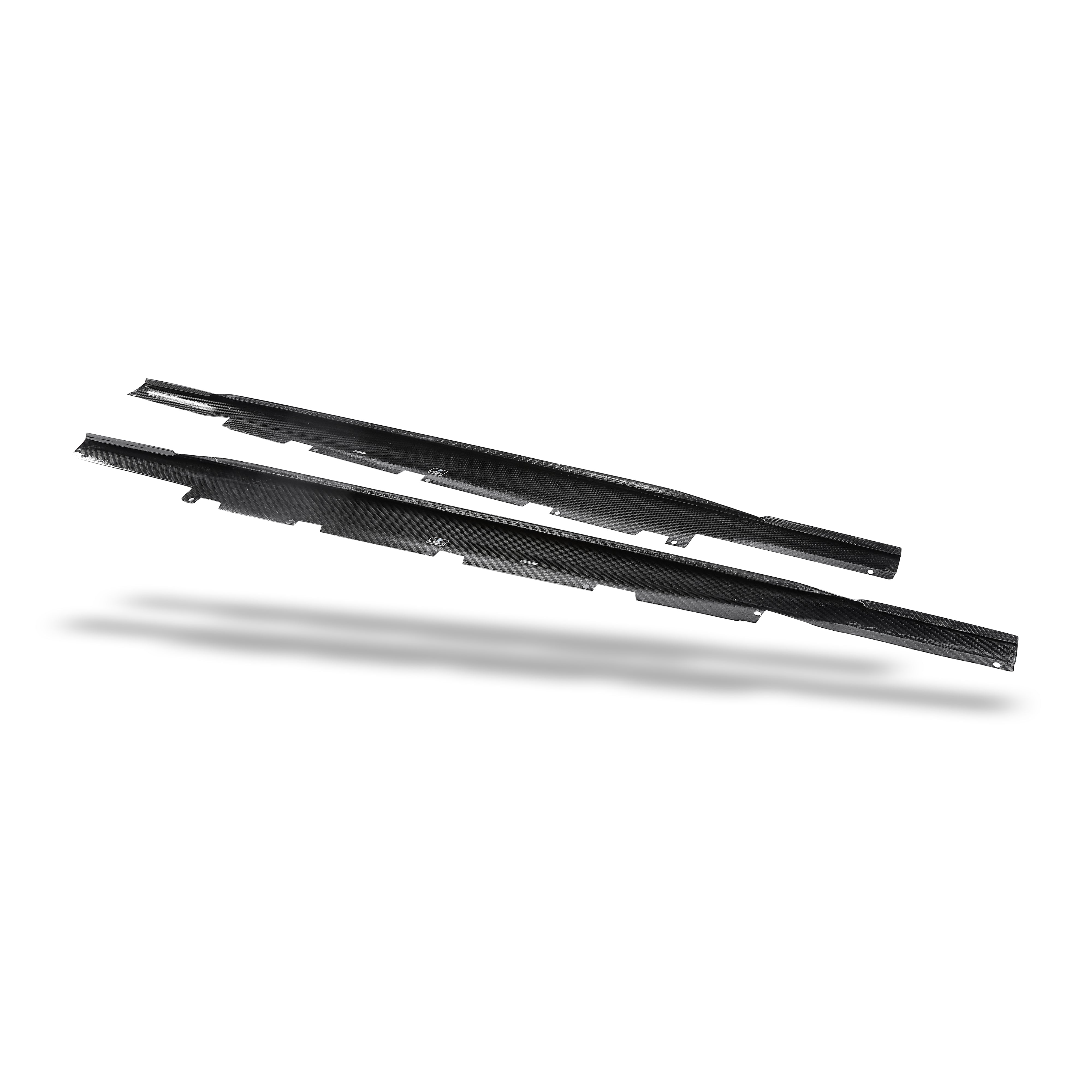 Audi RS7 C8 Carbon Fiber Side Skirts - Revozport