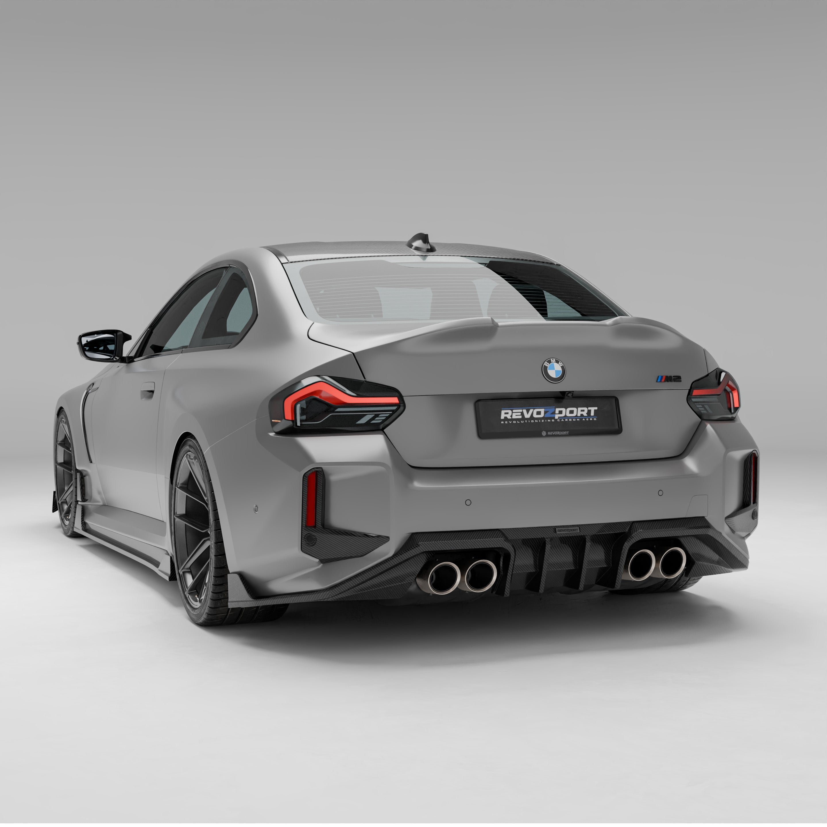 BMW M2 G87 Carbon Fiber Rear Diffuser - Revozport