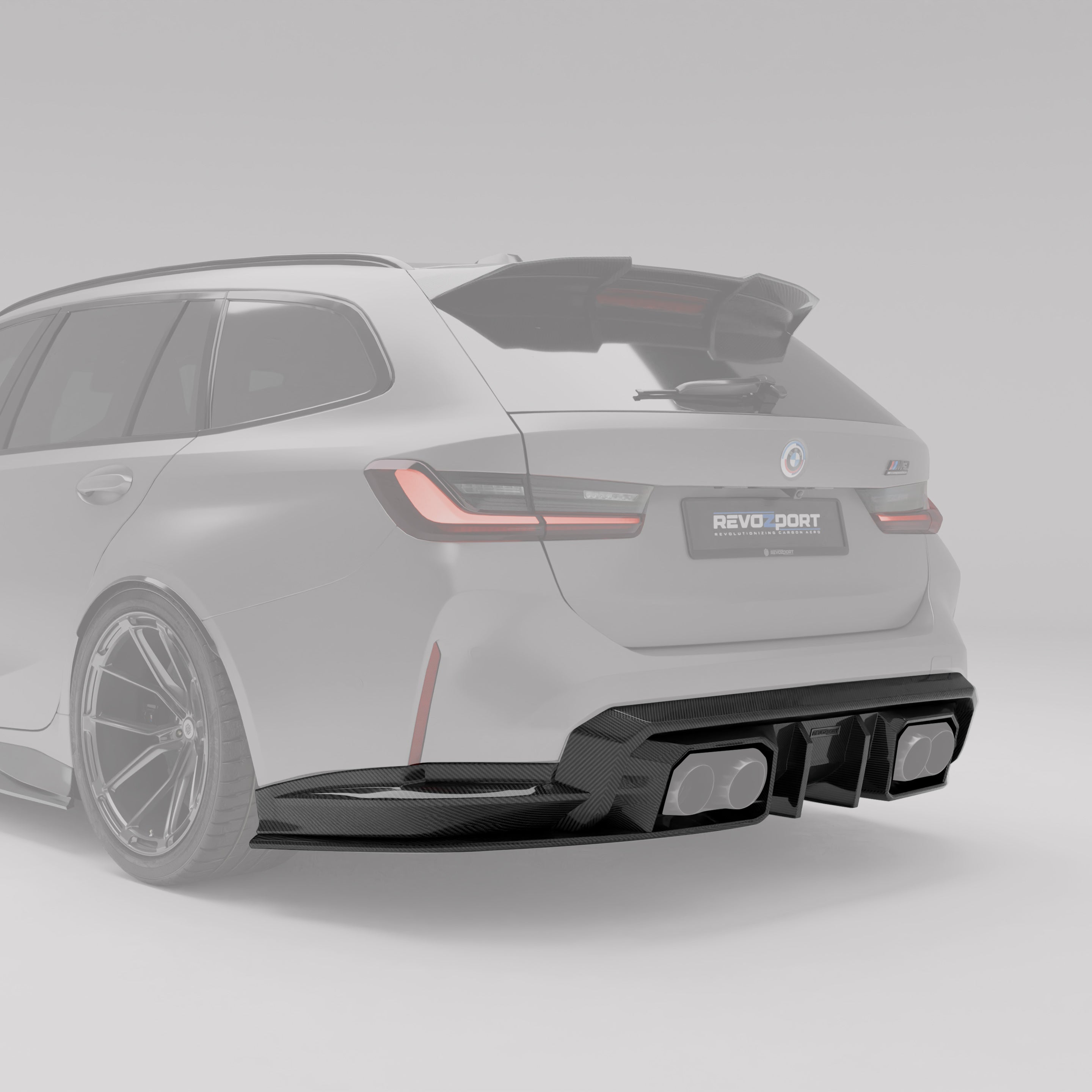 BMW M3 G81 Carbon Fiber Rear Diffuser - Revozport