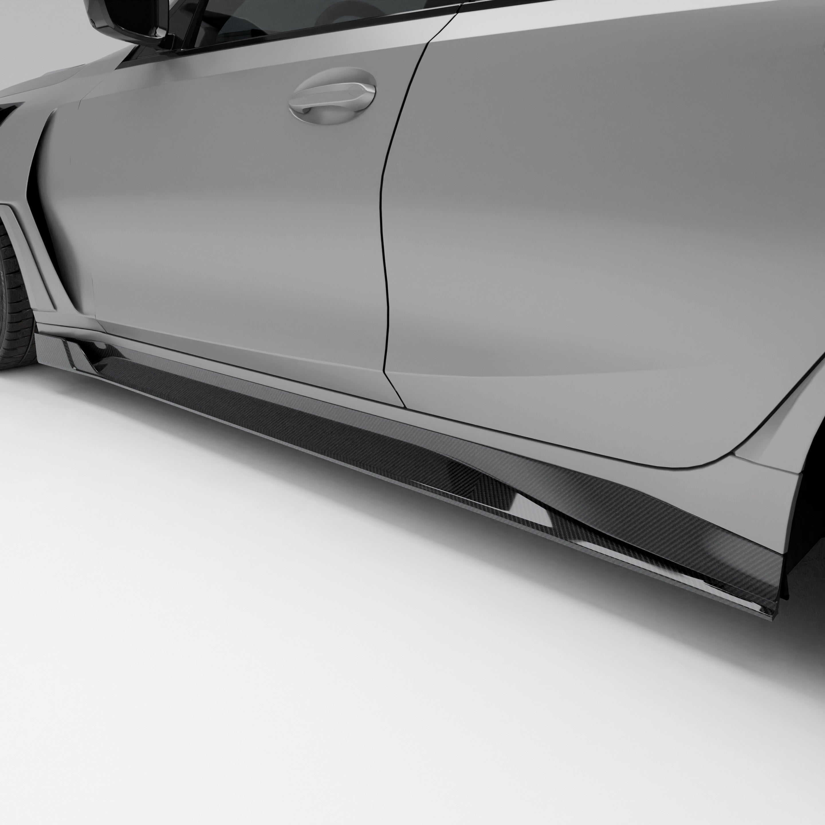 BMW M3 G81 Carbon Fiber Side Skirts - Revozport
