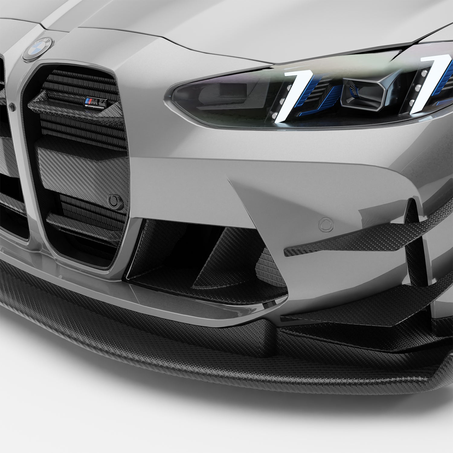 BMW M4 G82 Carbon Fiber Front Bumper Inlets - Revozport