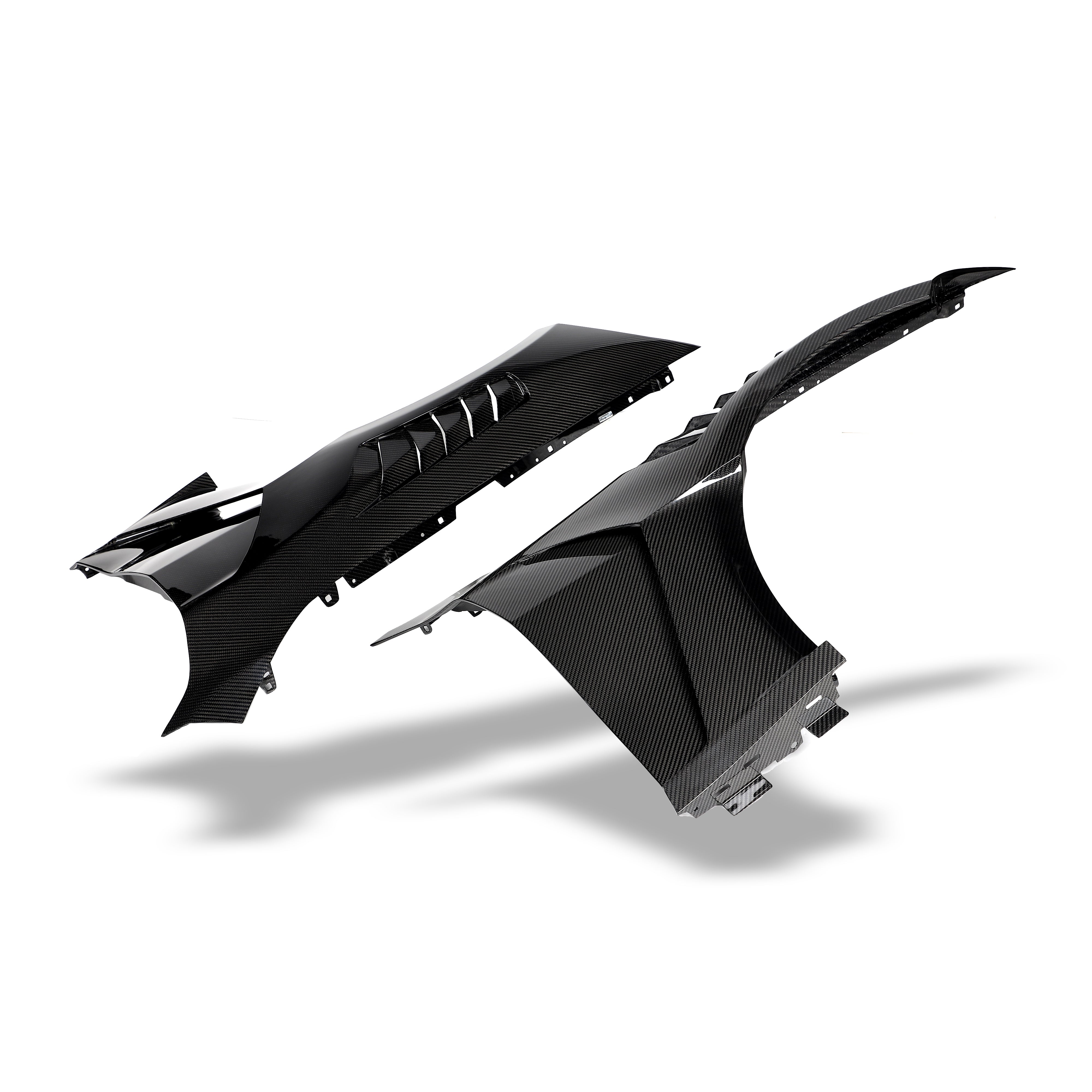 BMW M4 G82 Carbon Fiber Front Fenders Replacement - Revozport