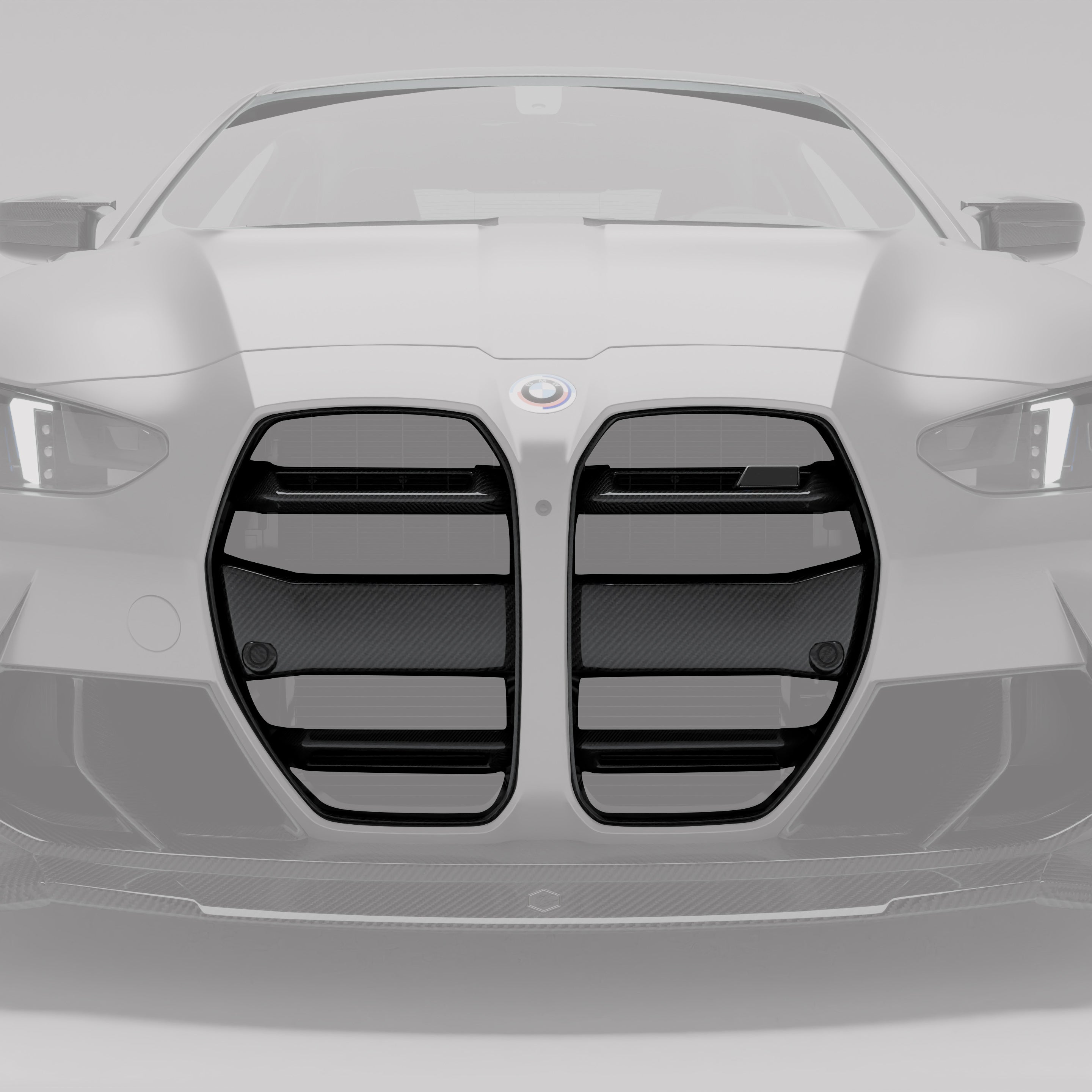 BMW M4 G82 Carbon Fiber Front Grill ( without ACC) - Revozport