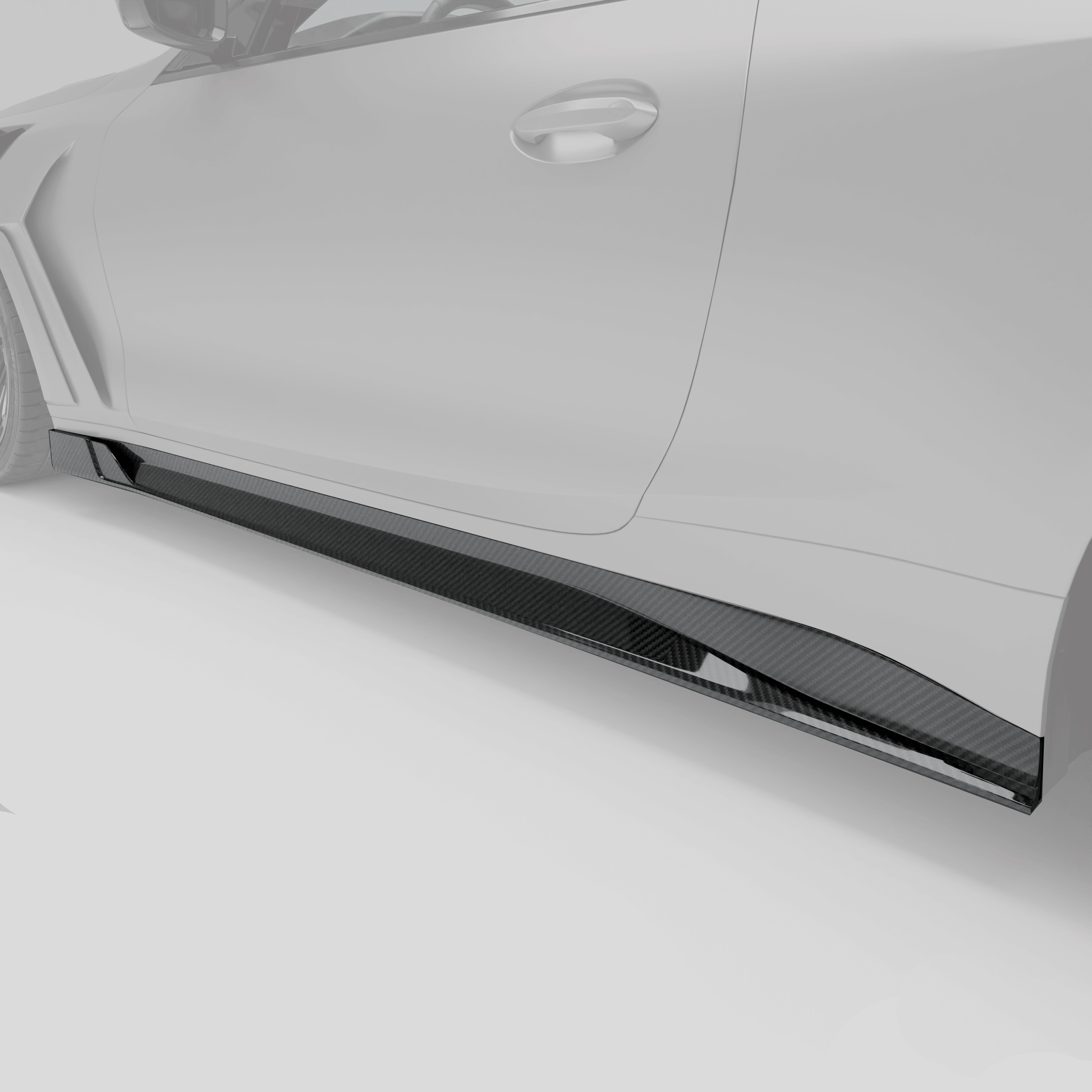BMW M4 G82 Carbon Fiber Side Skirts | RevoZport Street Program