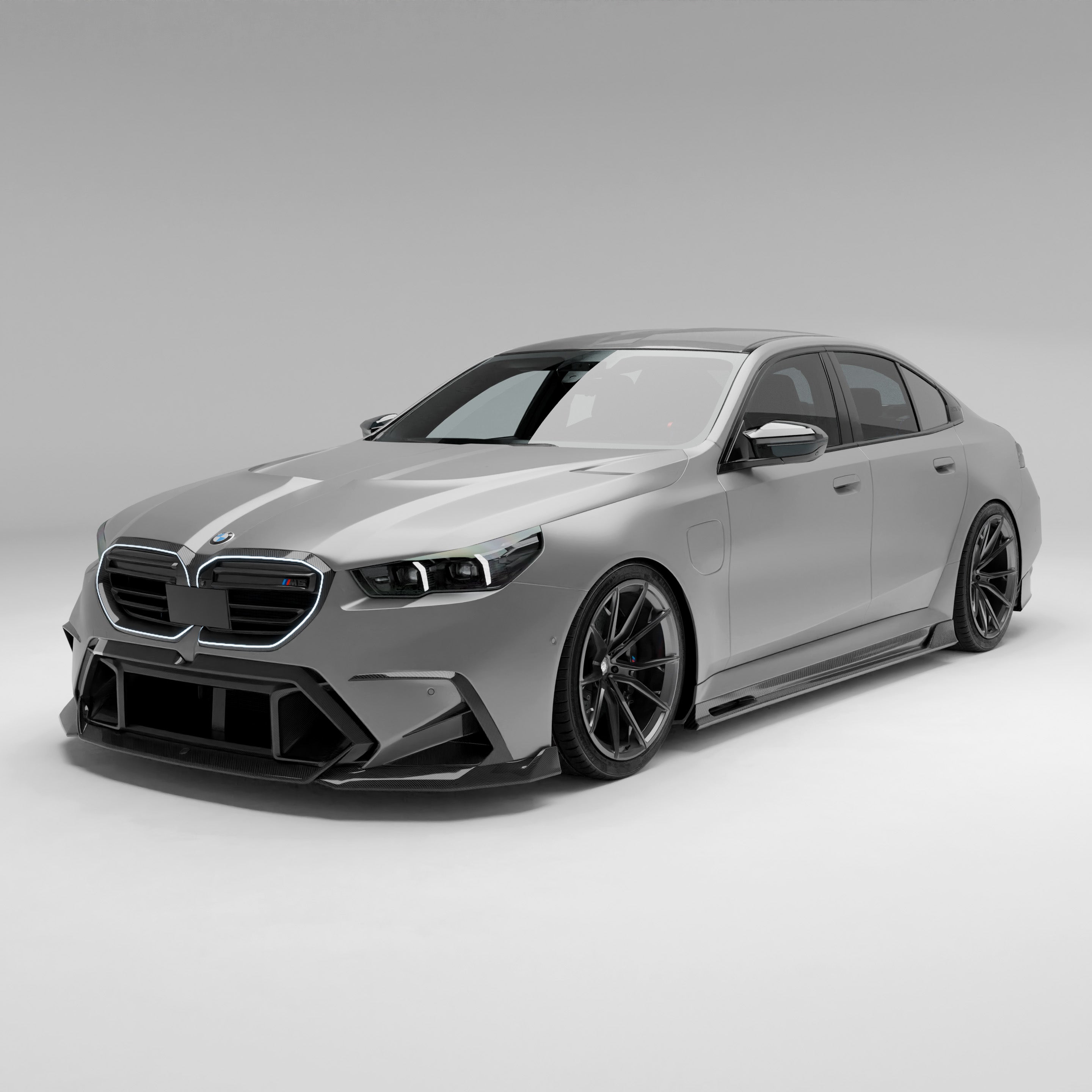 BMW M5 G90 Carbon Fiber Side Skirts - Revozport