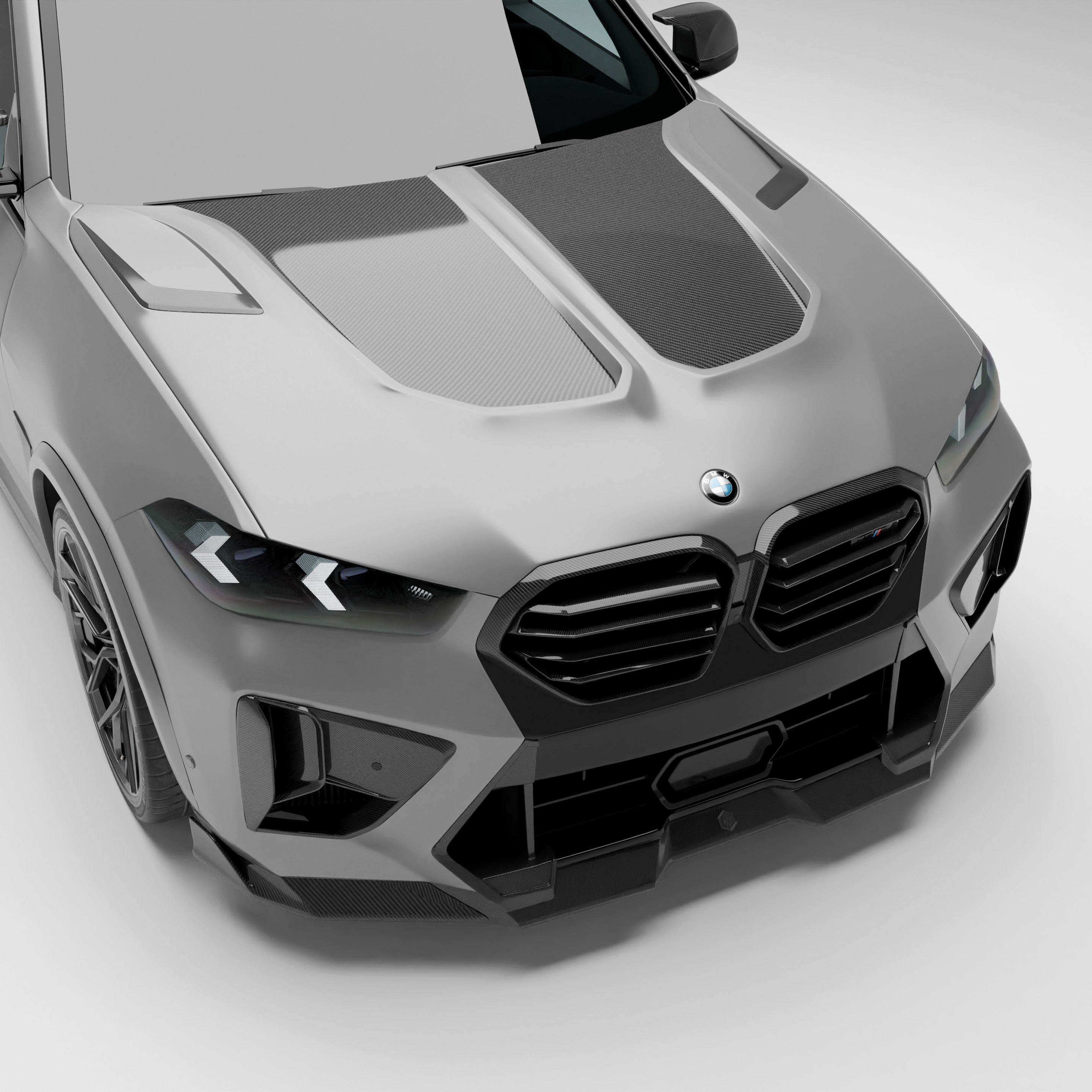 BMW X5M F95 LCI Carbon Fiber Hood - Revozport
