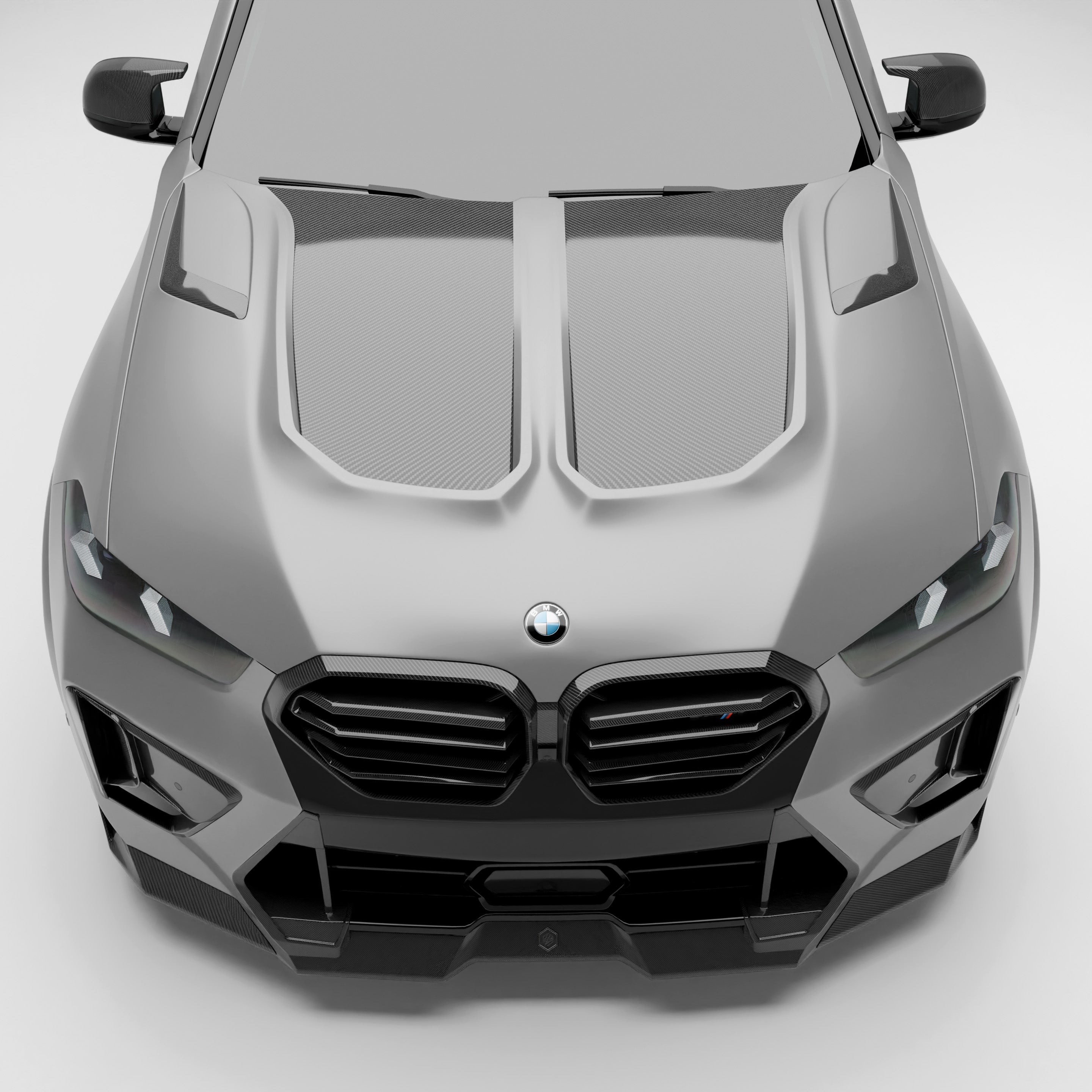 BMW X5M F95 LCI Carbon Fiber Hood - Revozport