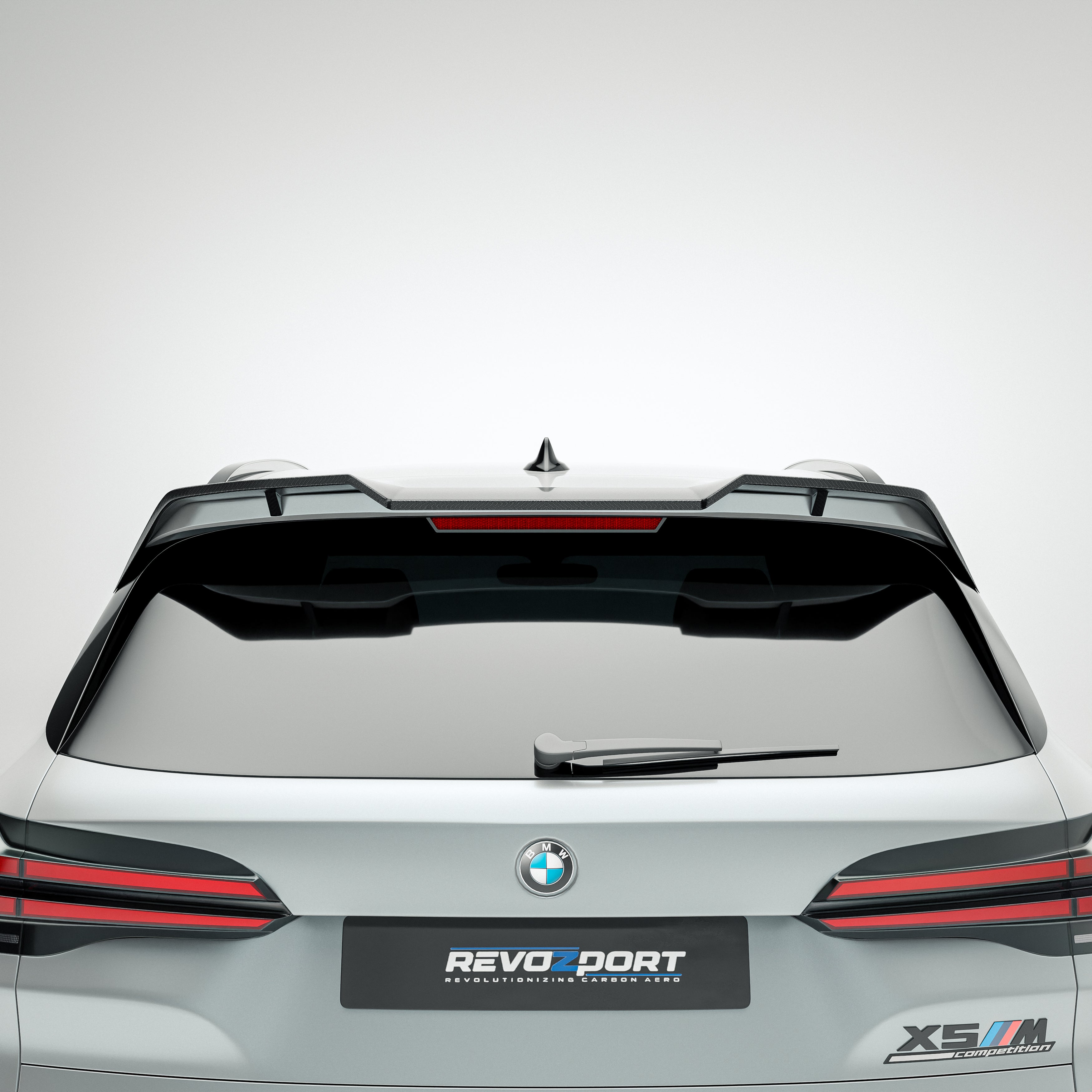 BMW X5M F95 LCI Carbon Fiber Roof Spoiler - Revozport