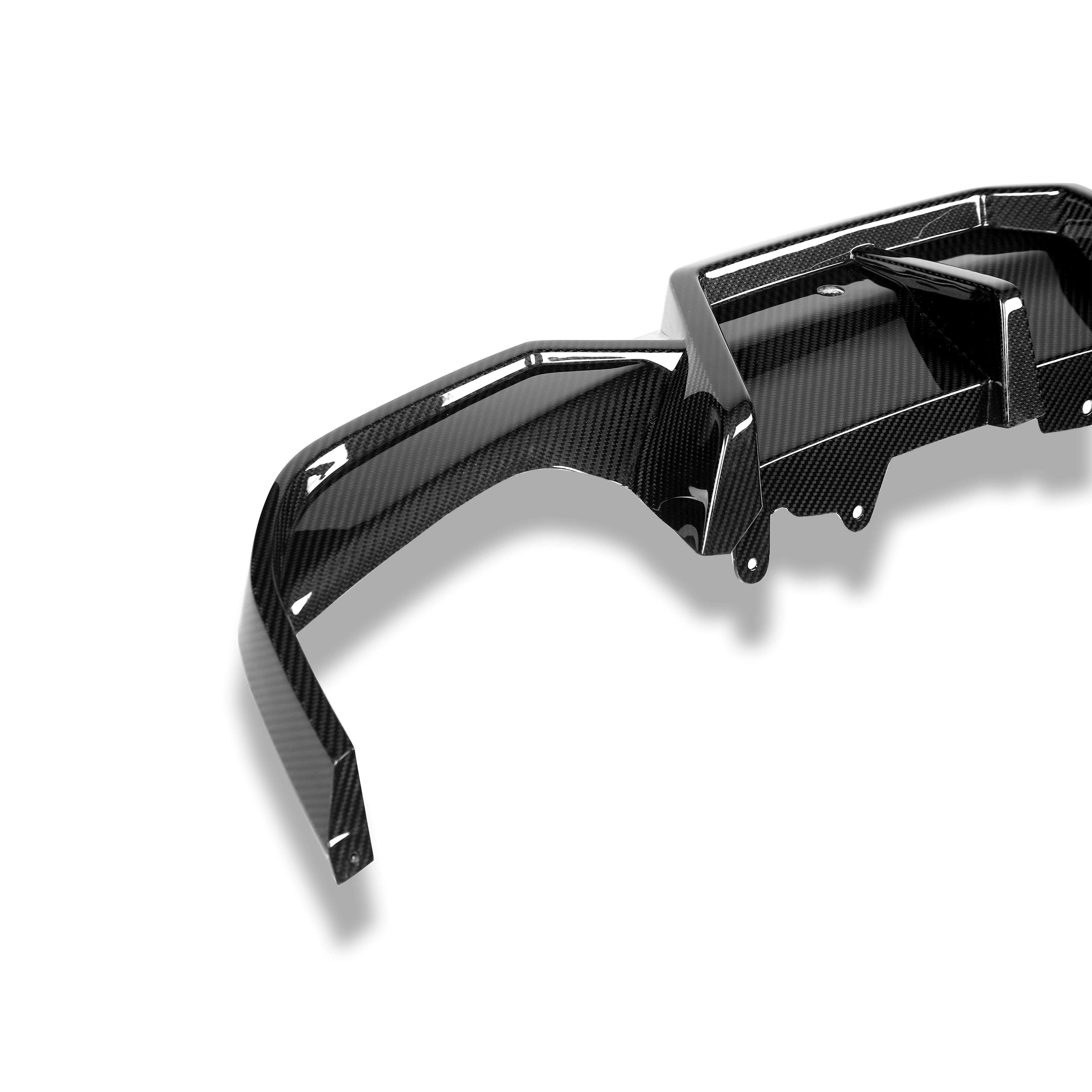 BMW X6M F96 LCI Carbon Fiber Rear Diffuser - Revozport