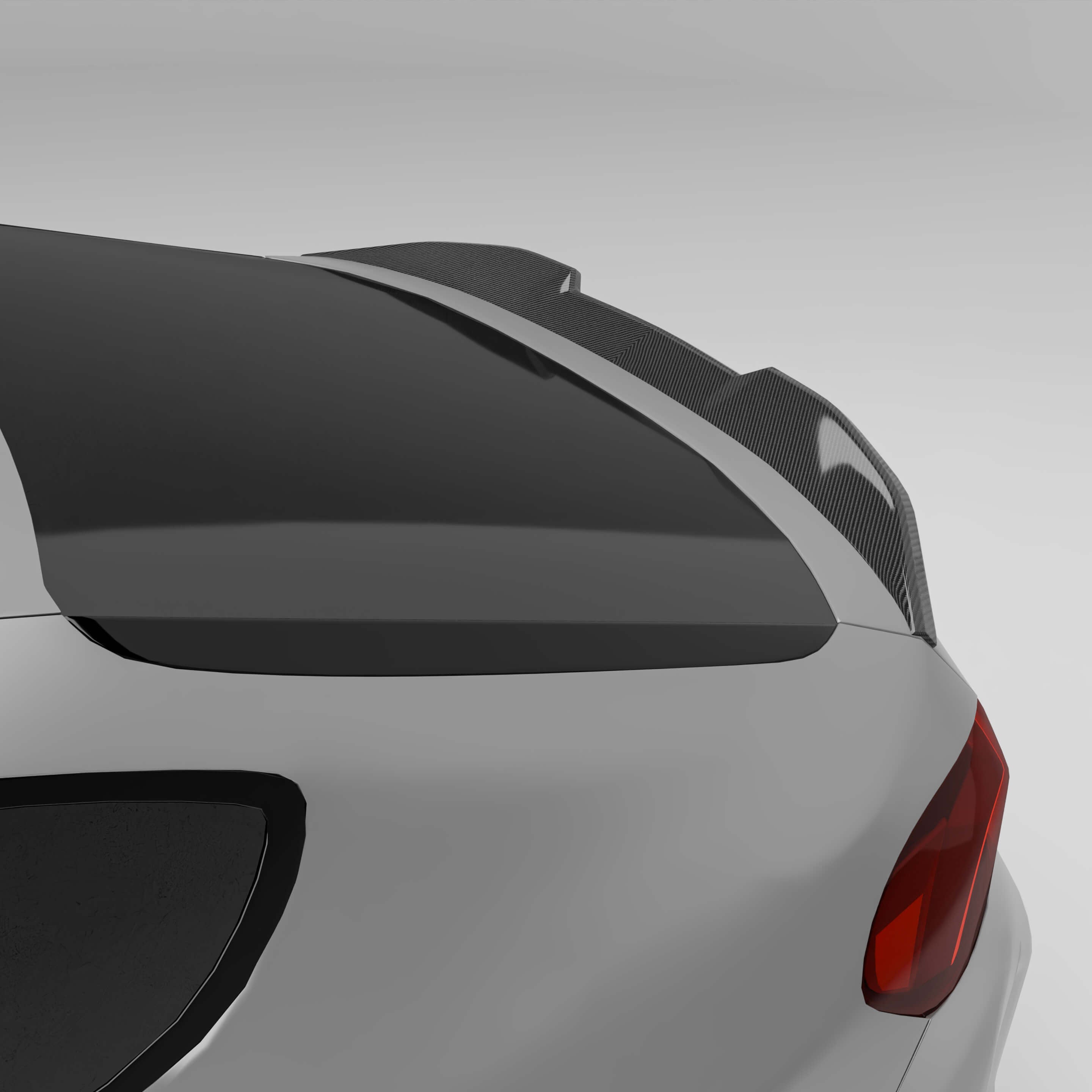 BMW X6M F96 LCI Carbon Fiber Spoiler - Revozport
