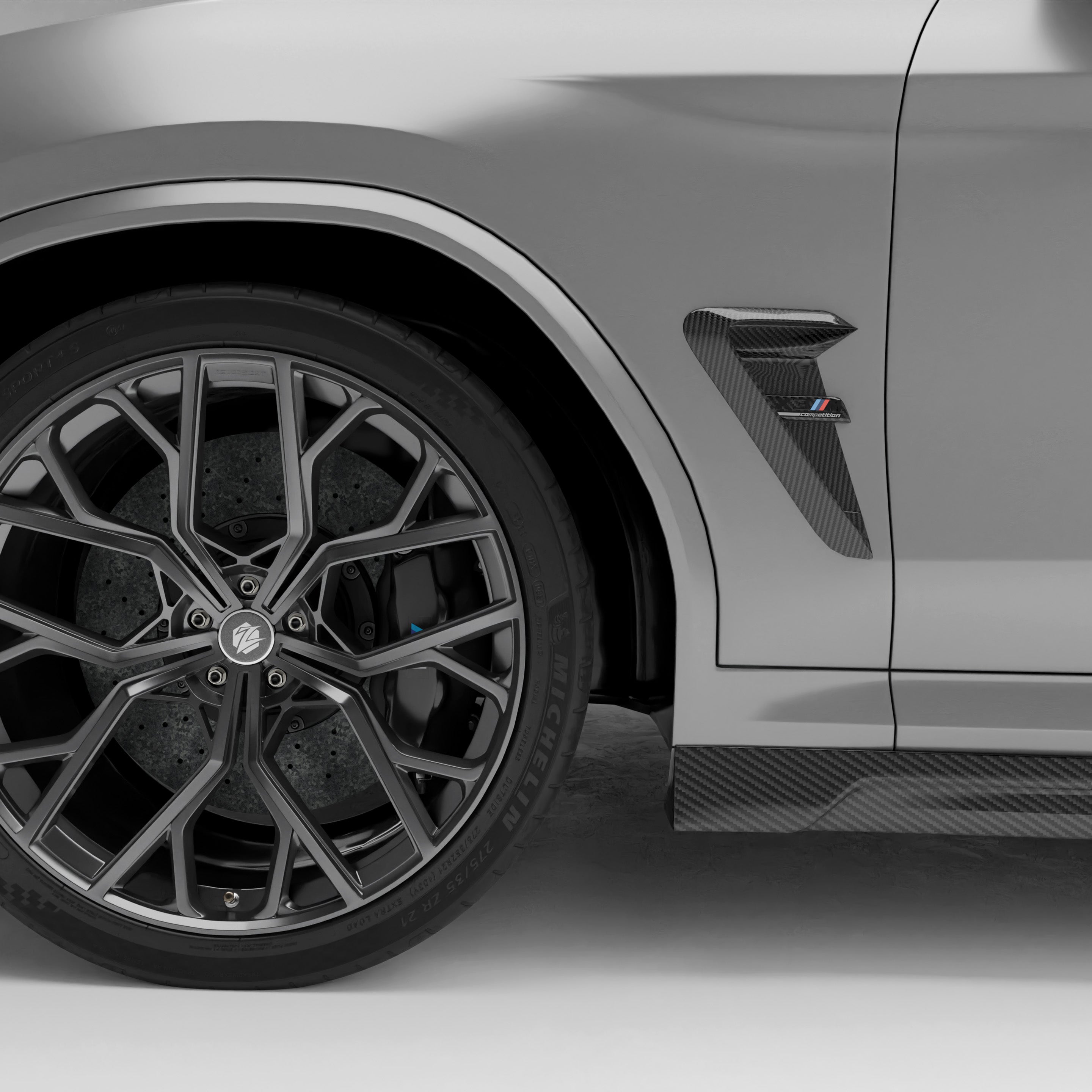BMW X3M F97 LCI Carbon Fiber Side Fender Vents – Revozport