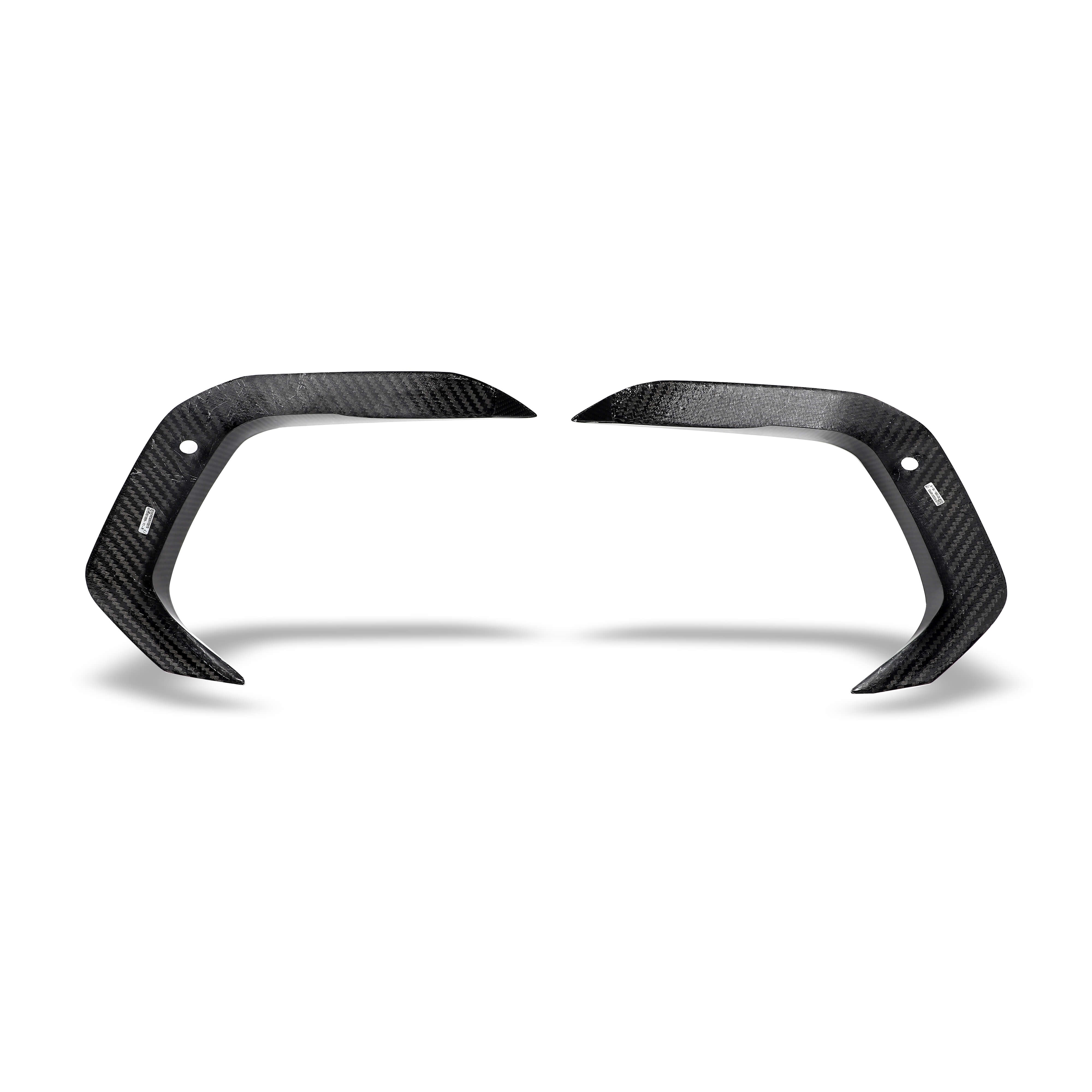BMW X6M F96 PRE LCI Carbon Fiber Front Bumper Canards
