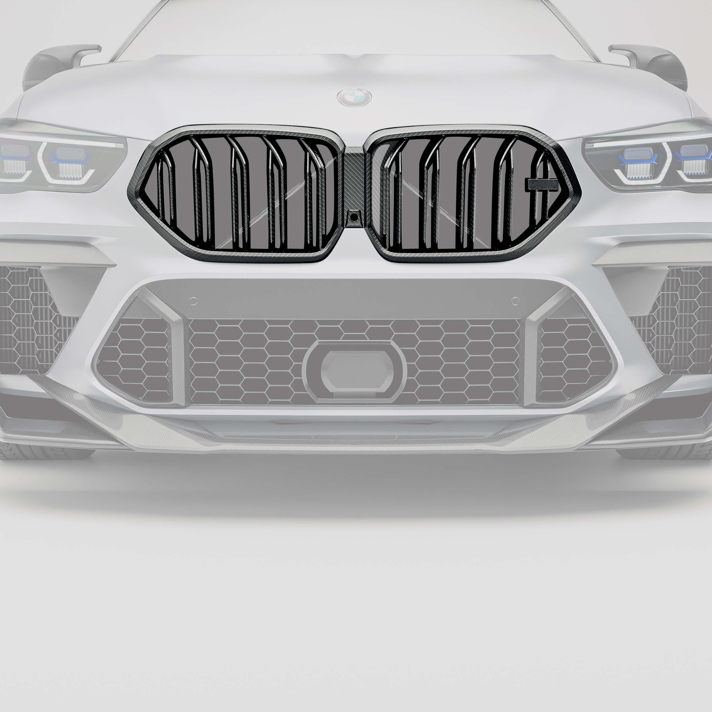 BMW X6M F96 PRE LCI Carbon Fiber Grille