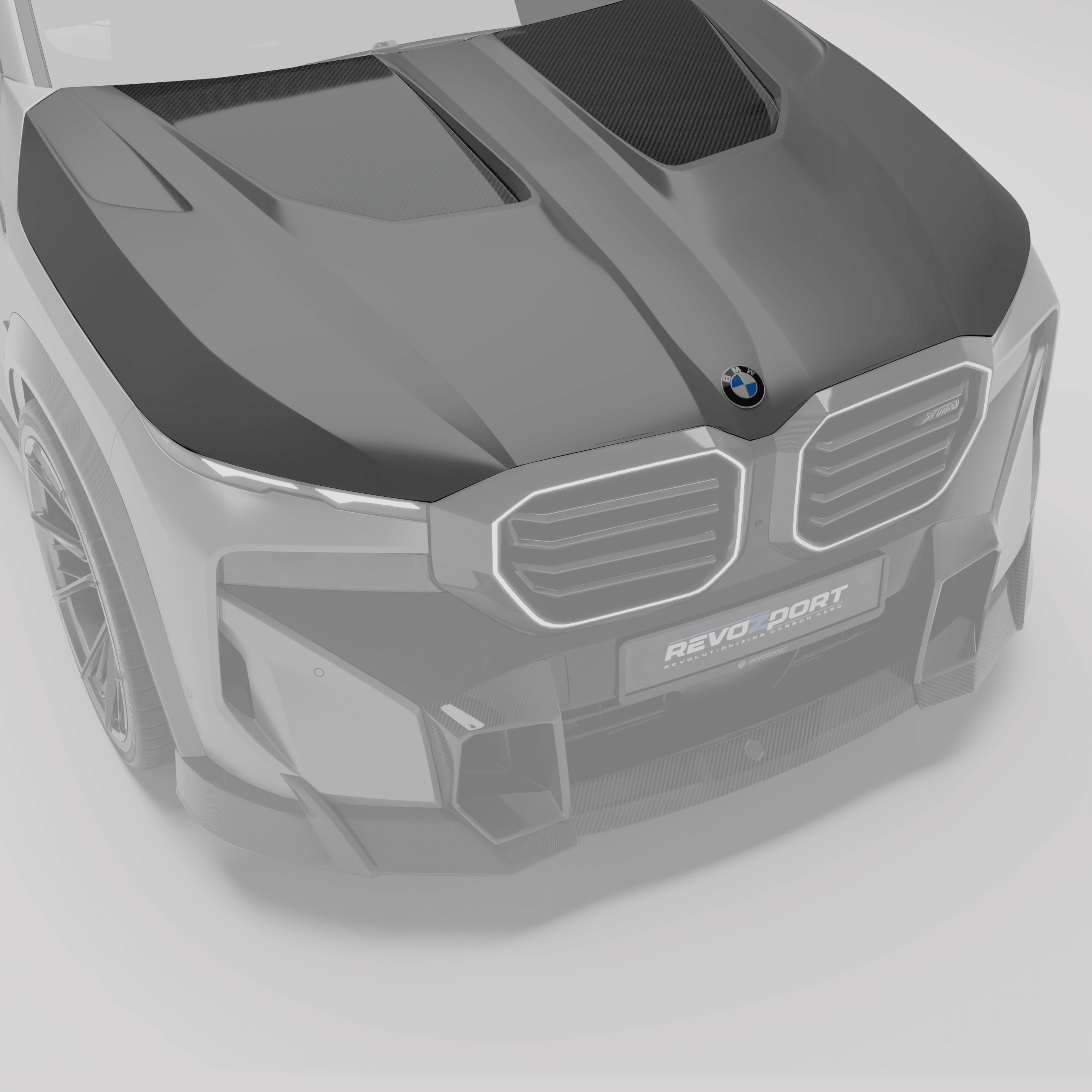 BMW XM G09 Vented Carbon Hood / Bonnet | RevoZport – Revozport