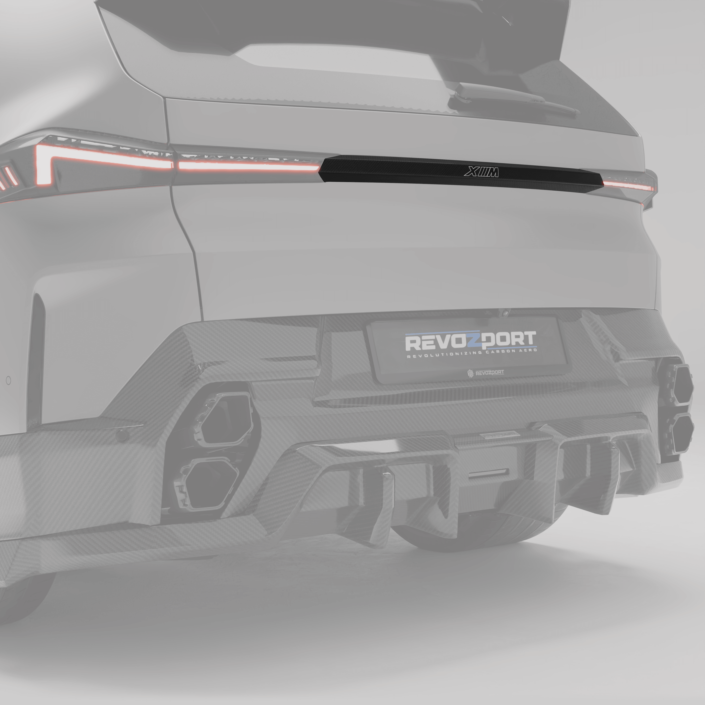 BMW XM G09 Carbon Tailgate Trim Panel | RevoZport – Revozport