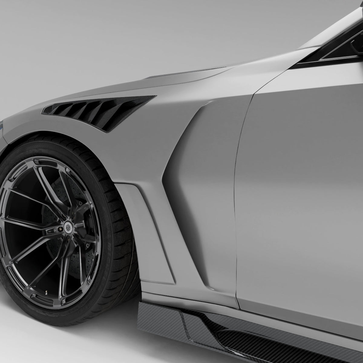 BMW G81 M3 Touring Side Fenders Carbon Fiber Renderings-Revozport