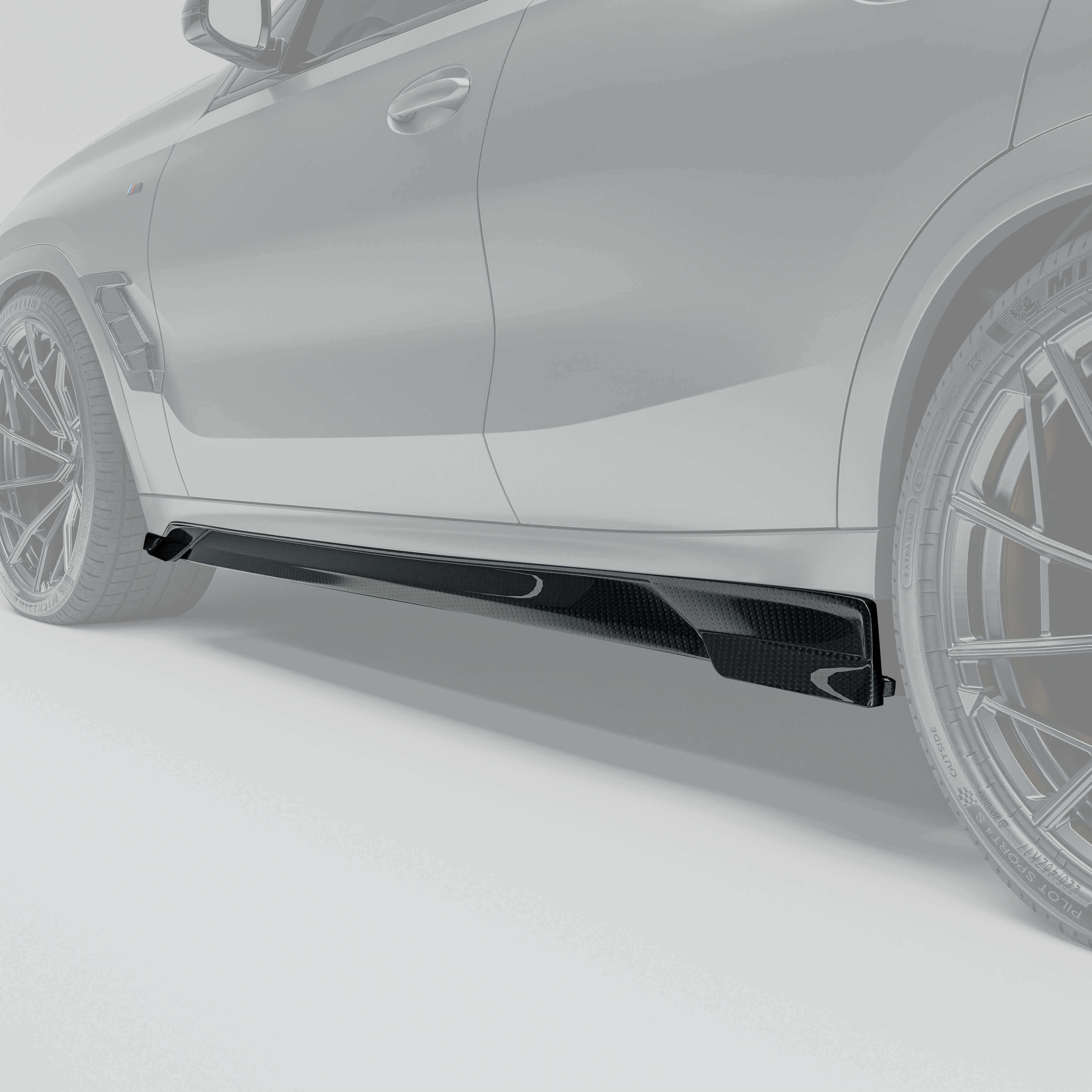 Mページ　6cg BMW X6 G06 Pre-LCI Carbon Side Skirts
