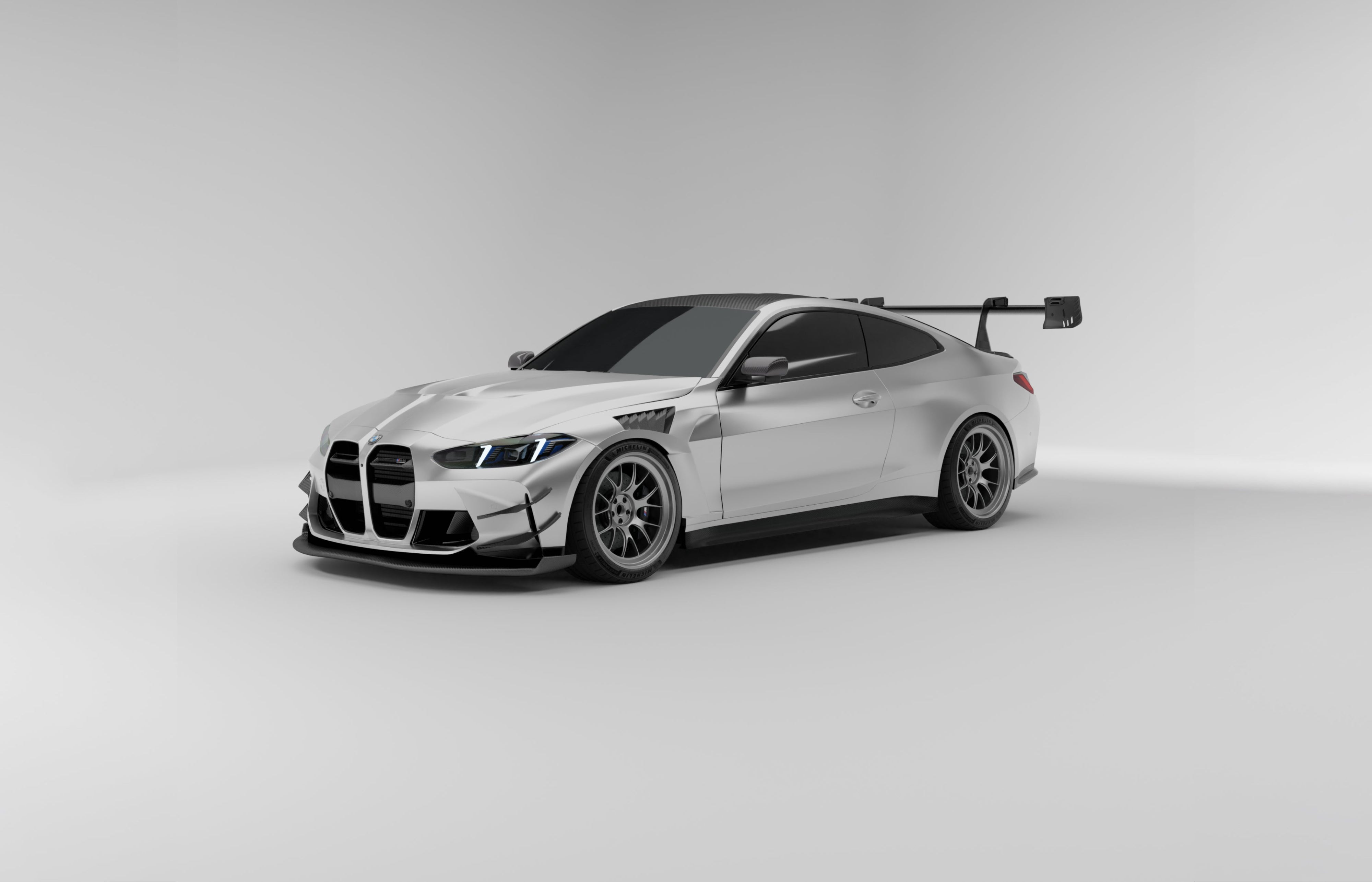 G82 M4 Coupe CFD on a grey background