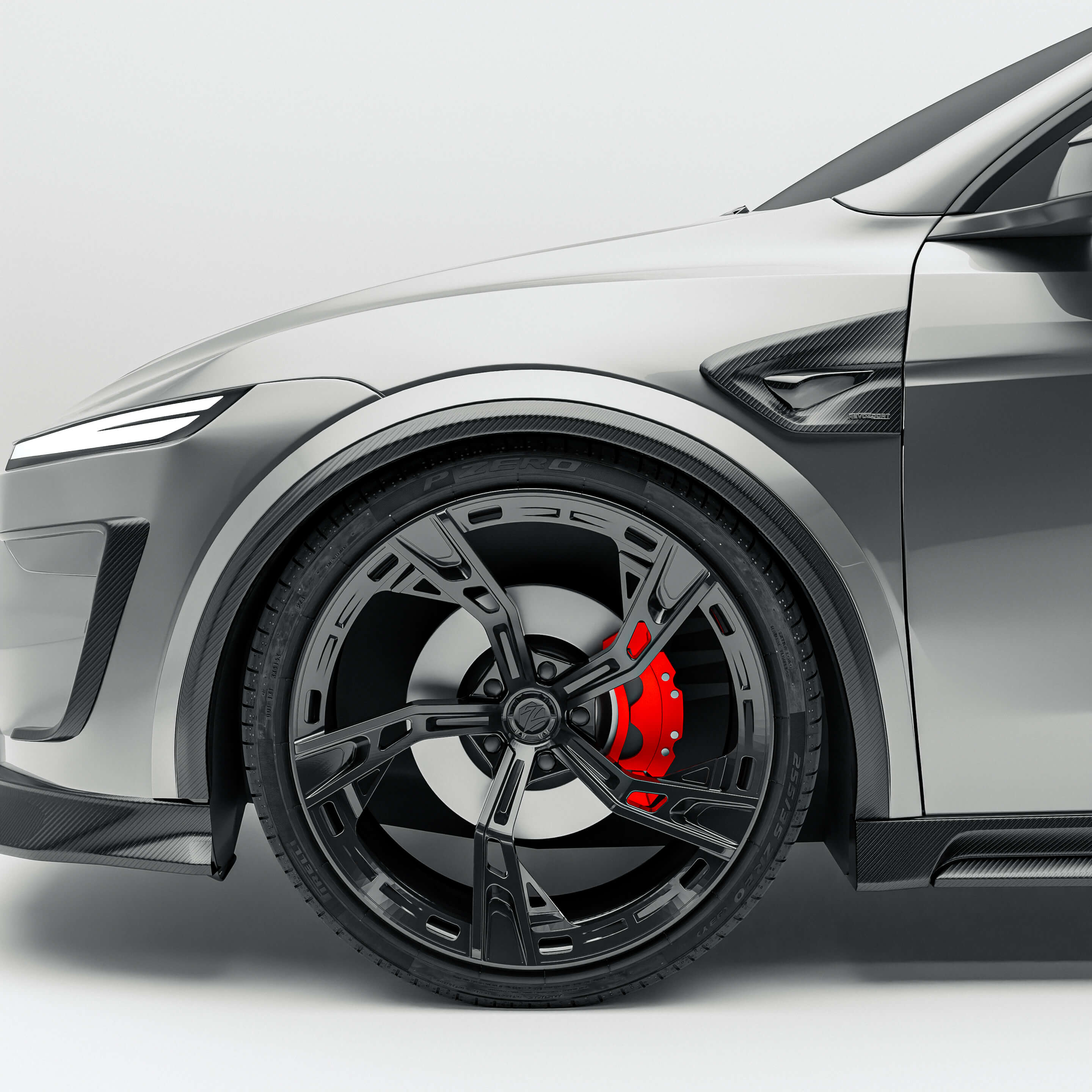 Tesla Model Y Facelift Carbon Fiber Side Fender Vents – Revozport