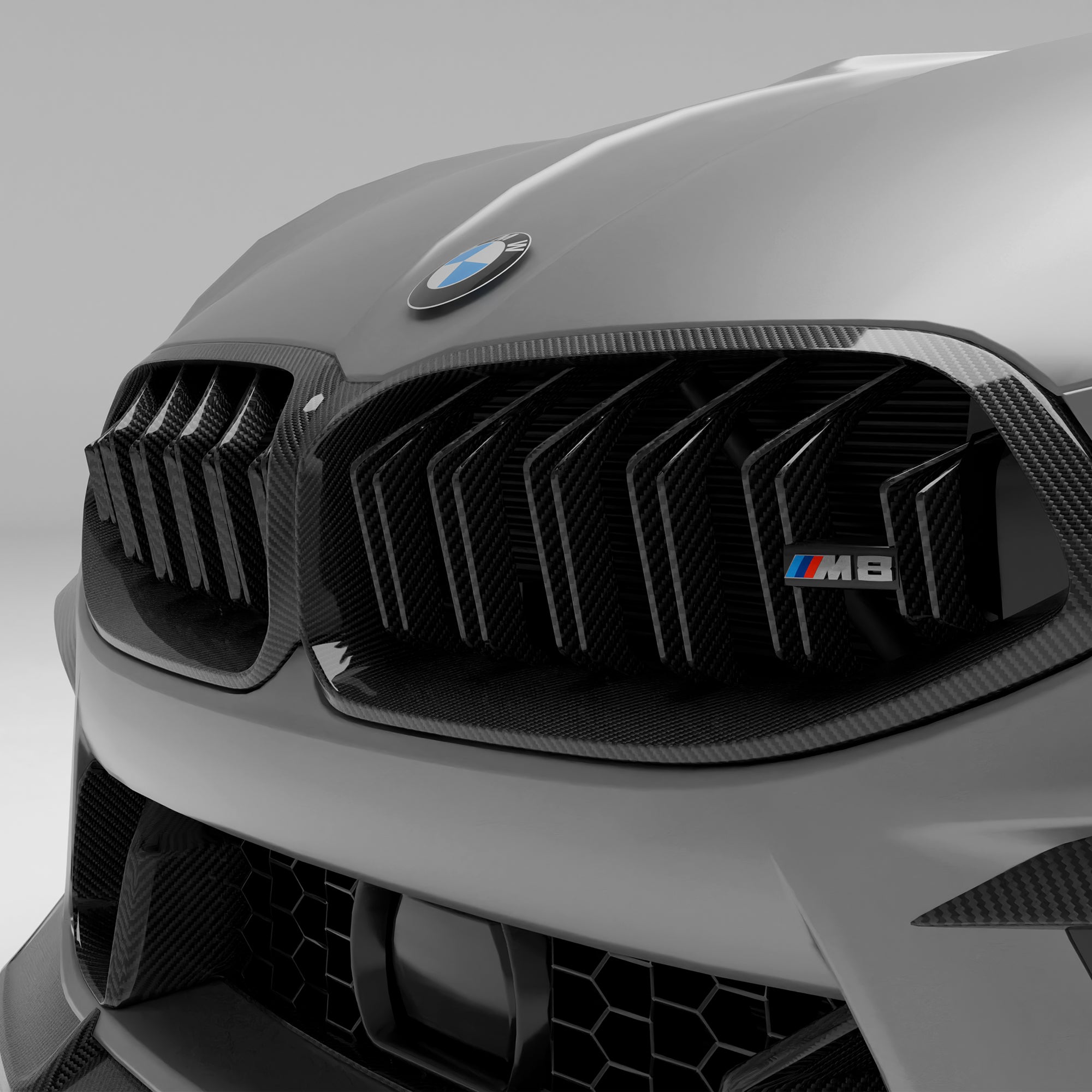 BMW M8 F91 F92 F93 Carbon Fiber Front Grille