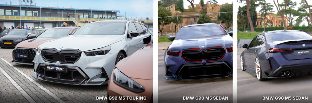 M5 G90 and G99 from different angles on the road