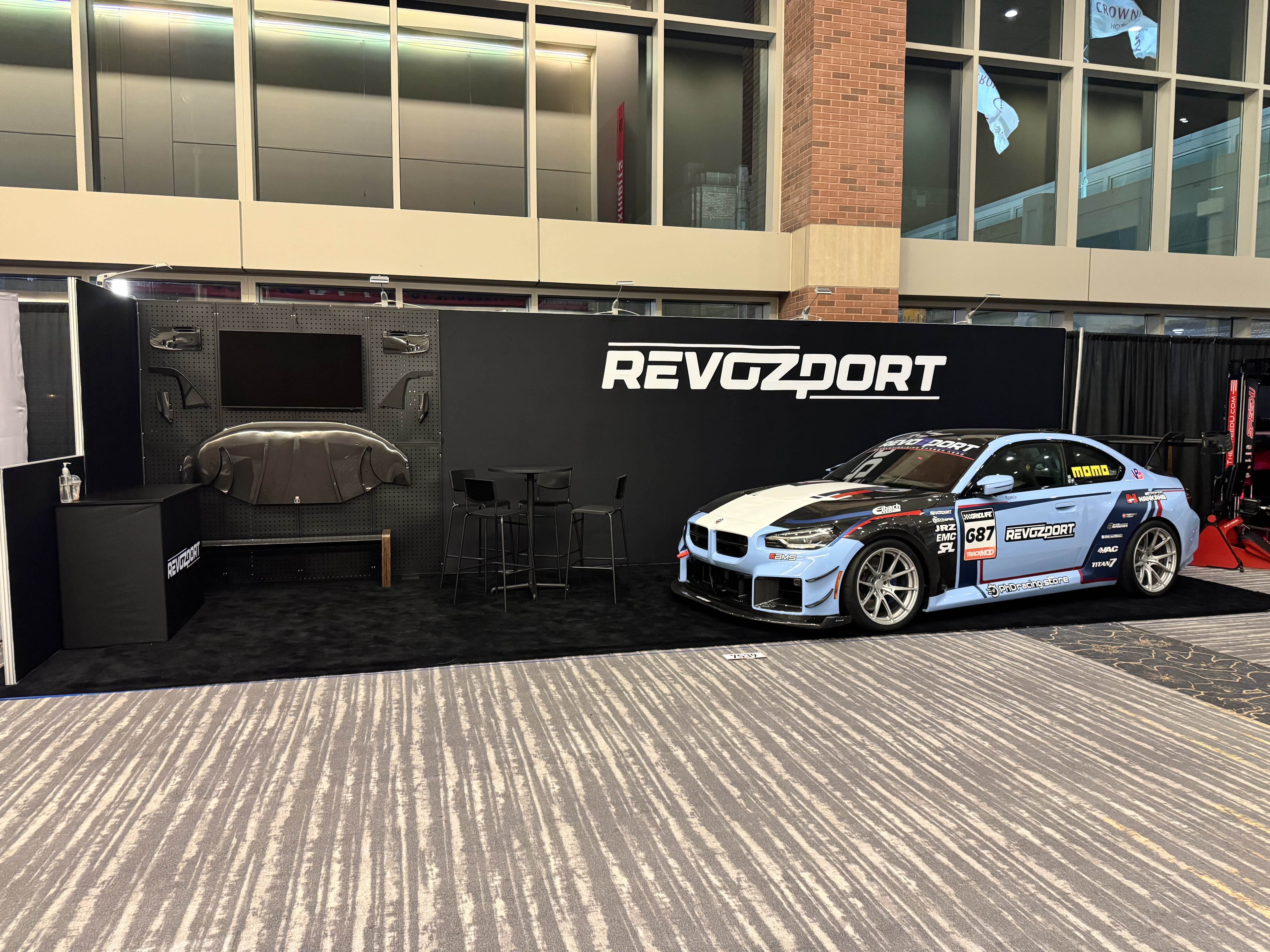 Revozport Showcases BMW G87 M2 Race Aero Package at PRI 2024