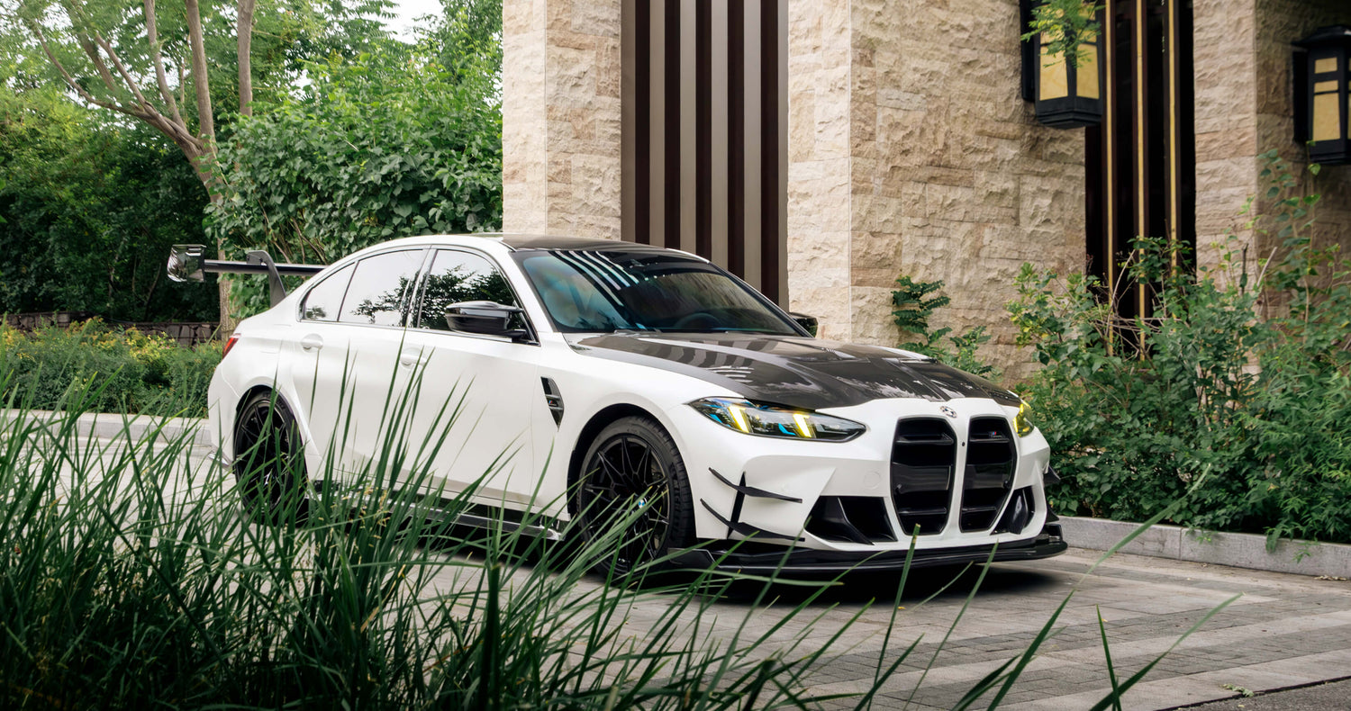 BMW M3 Carbon Fiber Hood Guide