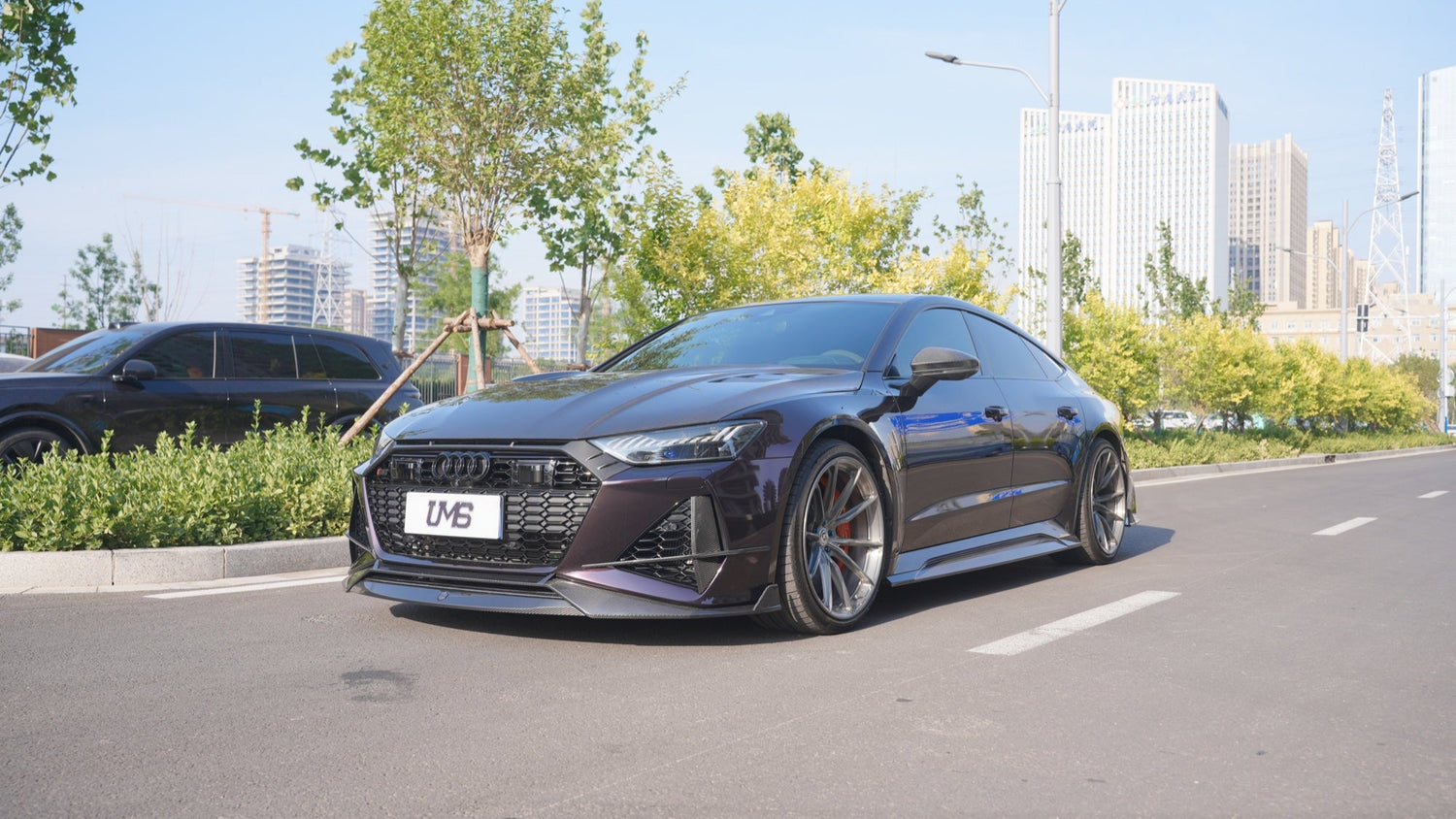 Audi RS7 C8 Sportback with the complete RevoZport carbon fiber Street Program