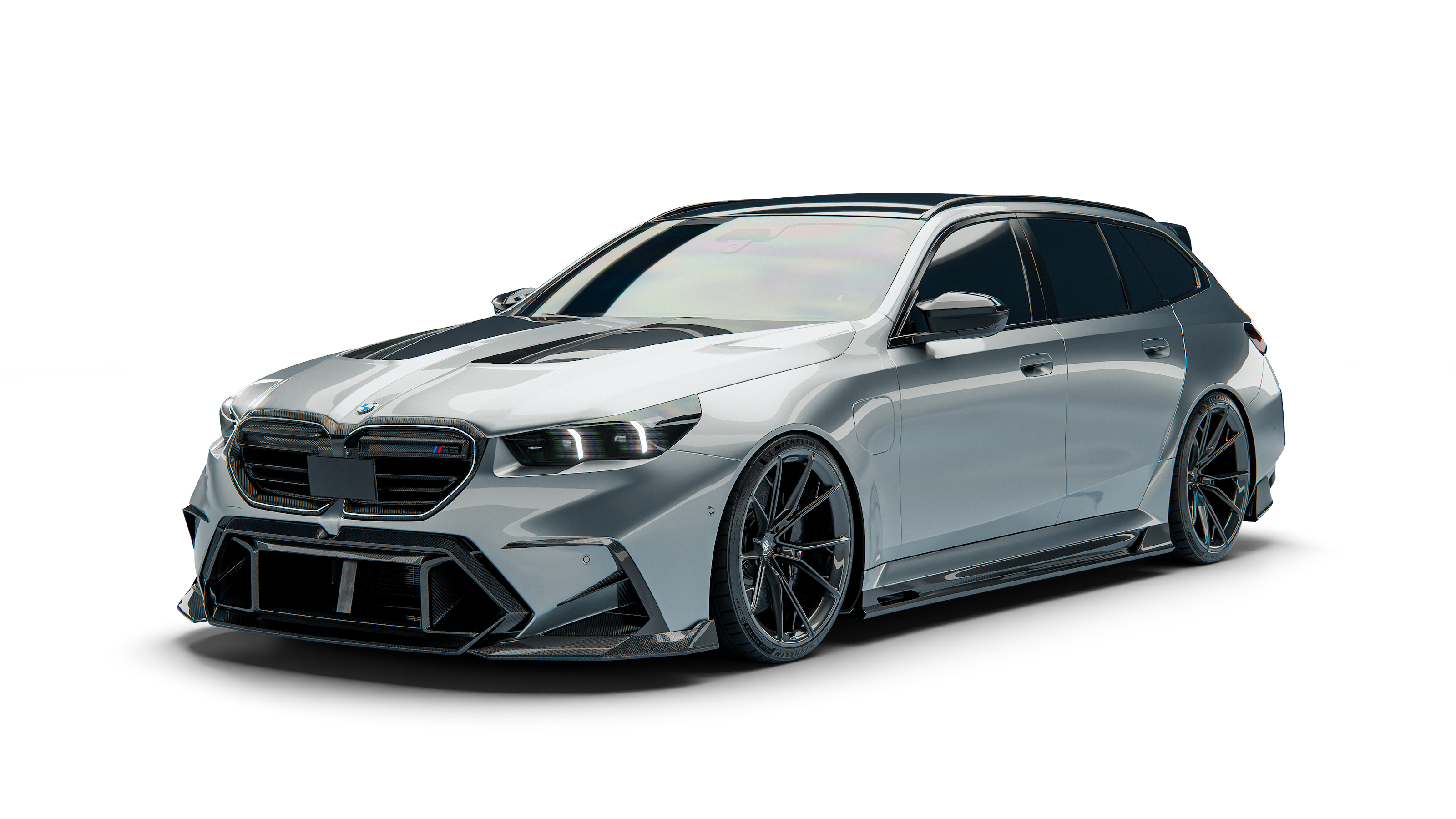 BMW M5 G99 Touring Street Program front three-quarter view