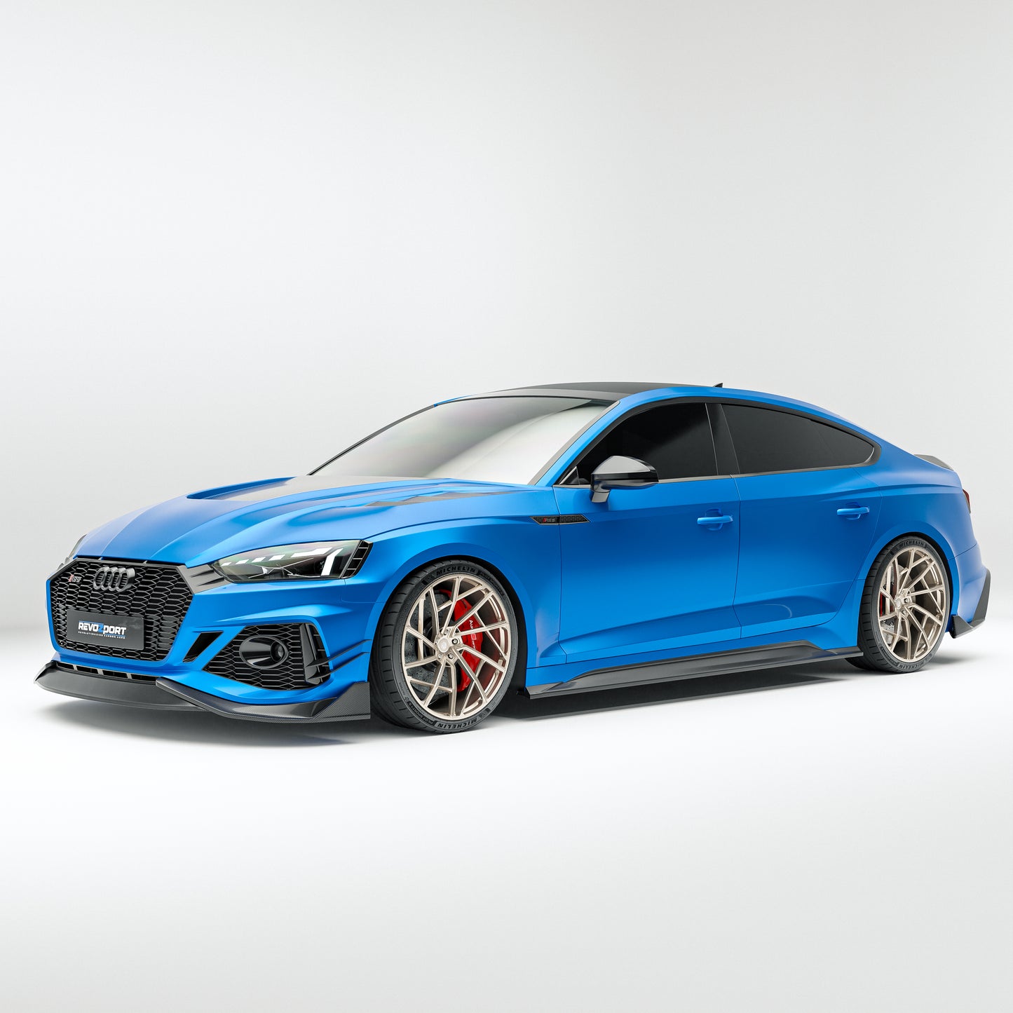 Audi RS5 B9.5 Facelift Sportback Carbon Fiber Front Lip