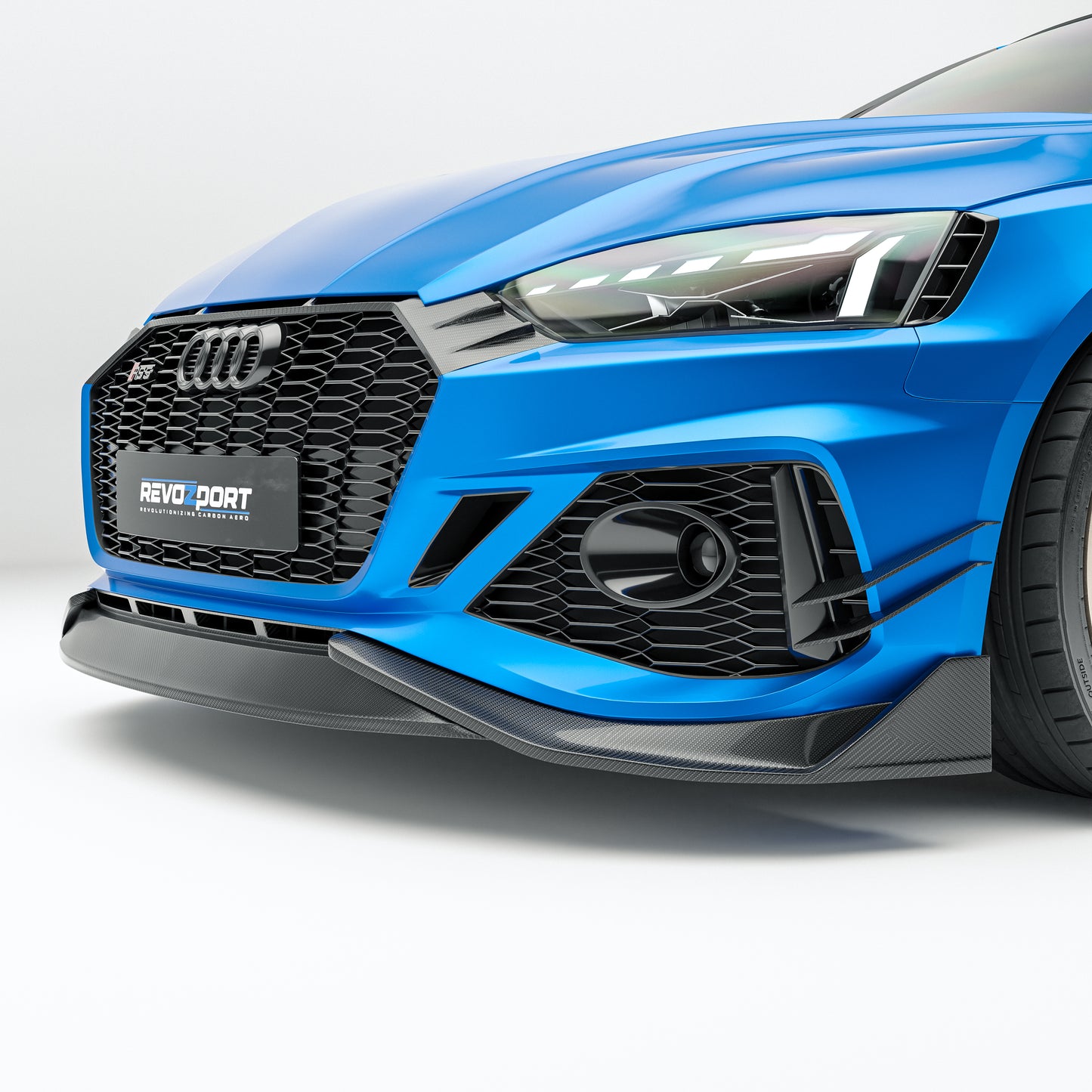 Audi RS5 B9.5 Facelift Sportback Carbon Fiber Bumper Canards