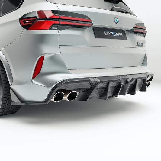 BMW X5M F95 LCI 2023+ Carbon Fiber Rear Diffuser