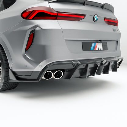 BMW X6M F96 LCI 碳纤维后扩散器