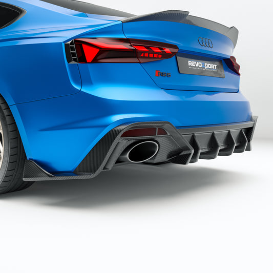 Audi RS5 B9.5 Sportback 2020+ Carbon Fiber Rear Diffuser