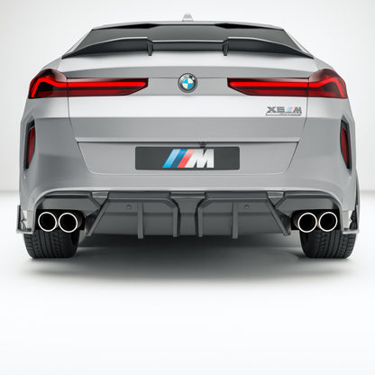 BMW X6M F96 LCI 碳纤维后扩散器