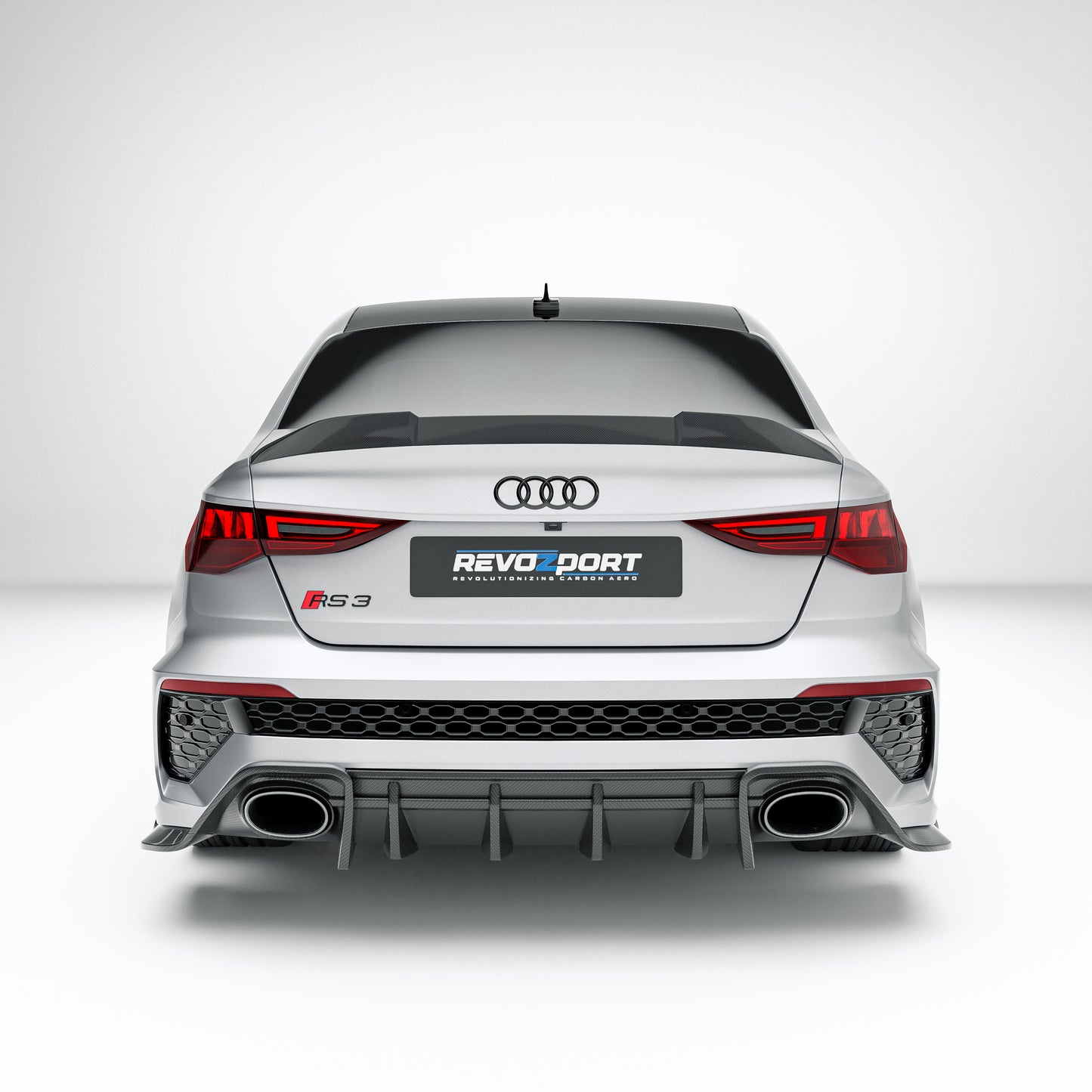 Audi RS3 8Y Limousine Carbon Fiber Rear Diffuser