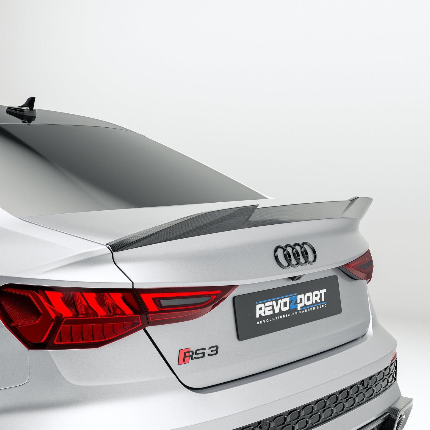 Audi RS3 8Y Limousine Carbon Fiber Trunk Spoiler