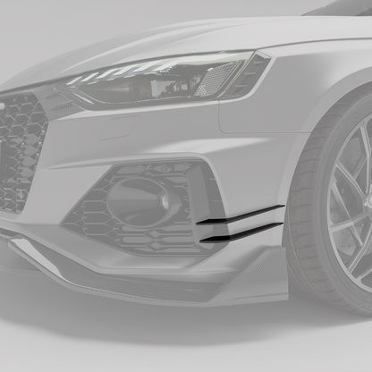 Audi RS4 B9.5 Facelift Carbon Fiber Canards