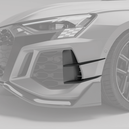 Audi RS3 8Y Limousine Carbon Fiber Canards