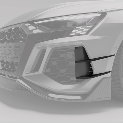 Audi RS3 8Y Sportback Carbon Fiber Canards