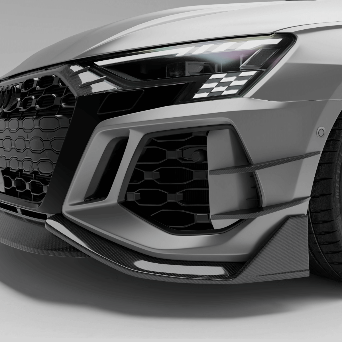 Audi RS3 8Y Sportback Carbon Fiber Canards